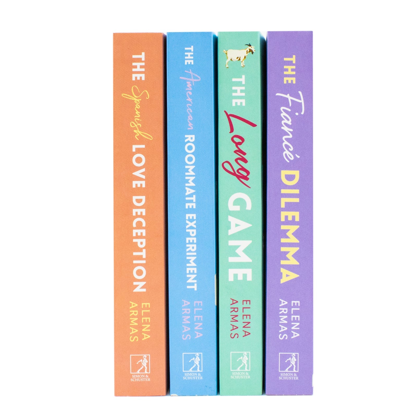Elena Armas Collection 4 Books Set (The American Roommate Experiment, The Fiance Dilemma, The Spanish Love Deception and The Long Game) | Paperback
