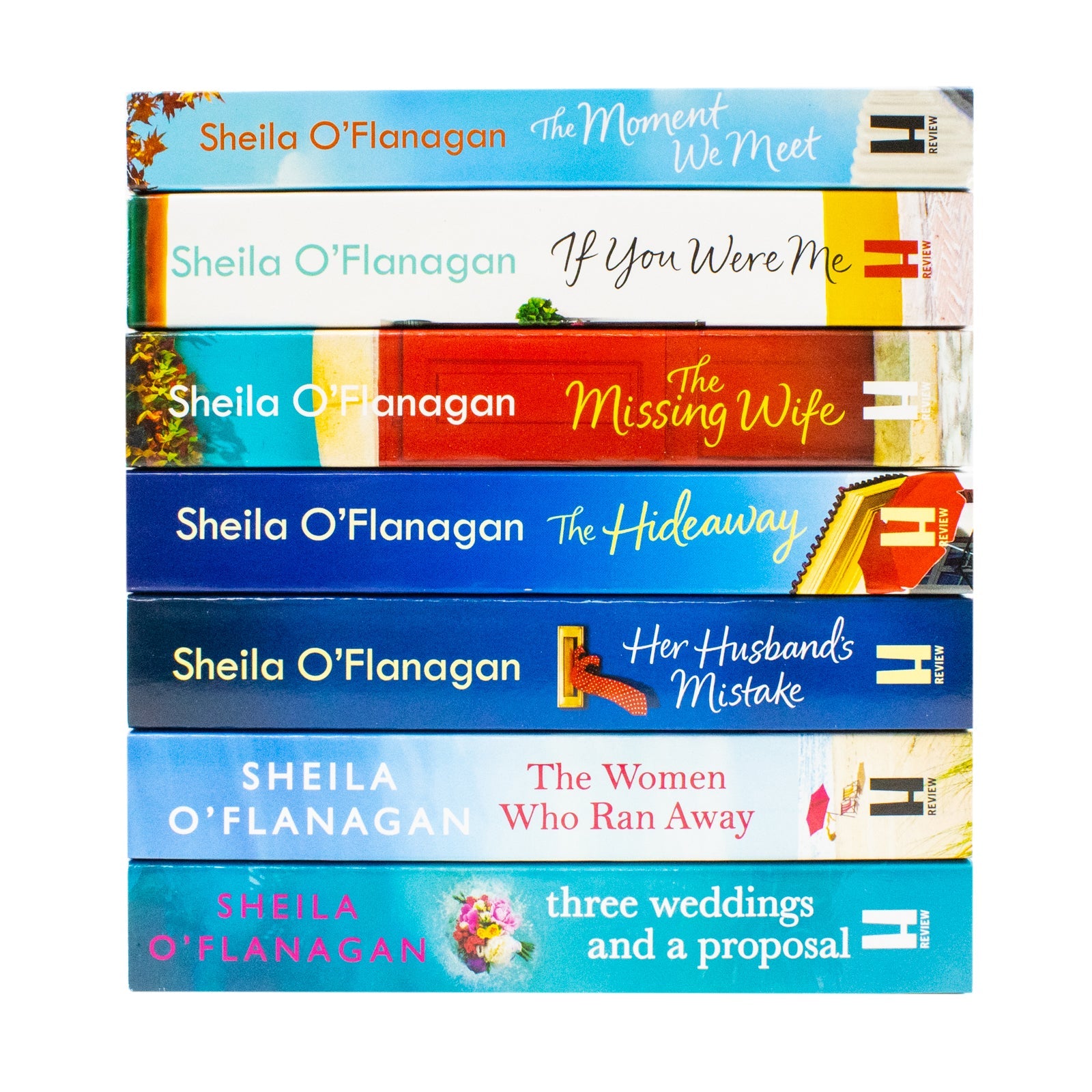 Sheila O'Flanagan Collection 7 Books Set (The Moment We Meet, The Missing Wife, Her Husband's Mistake, The Hideaway, The Women Who Ran Away, If You Were Me and Three Weddings and a Proposal)