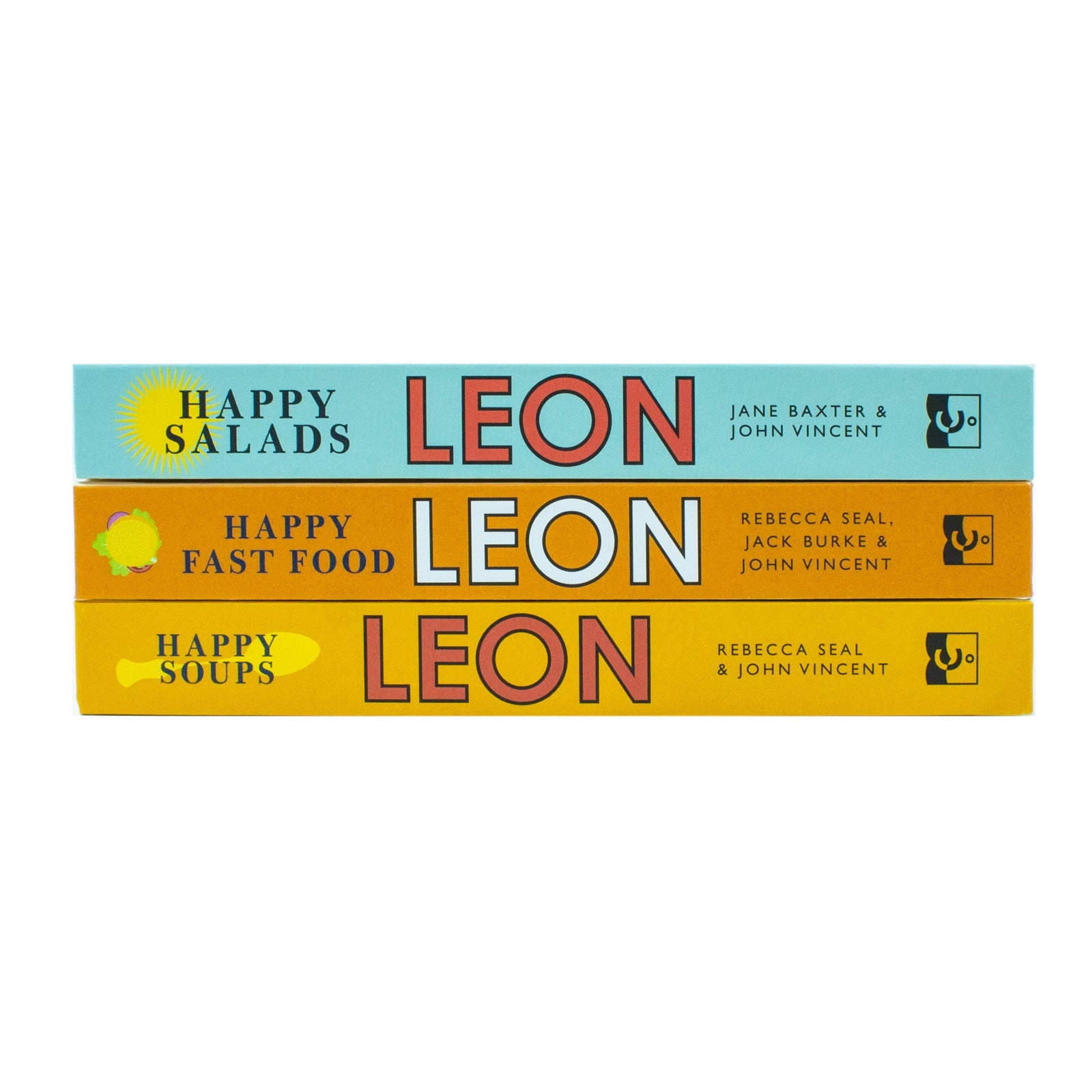 Happy Leons Collection 3 Books Set (Leon Happy Soups, Leon Happy Fast Food & Leon Happy Salads)