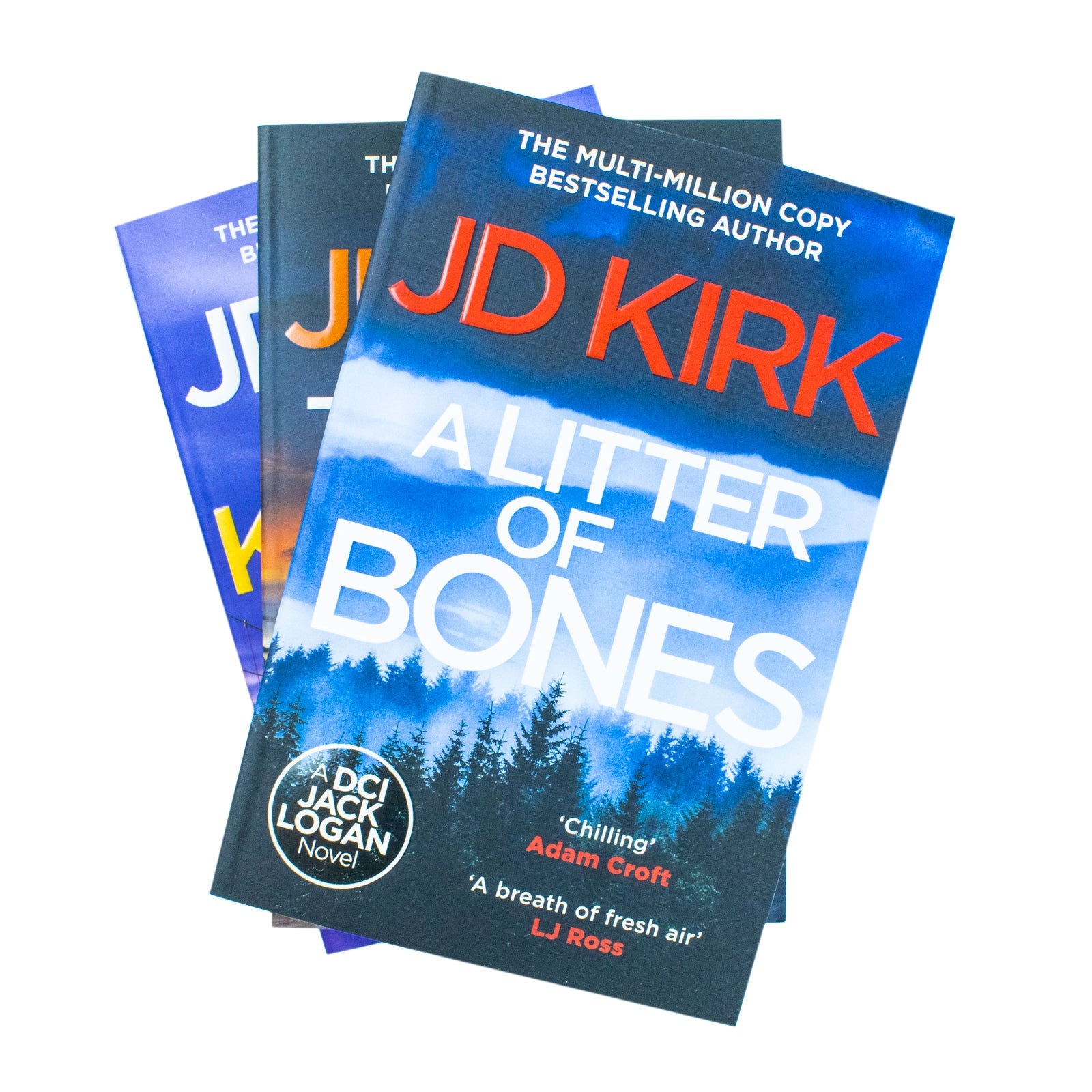 DCI Logan Crime Thrillers 3-Book Collection Set by JD Kirk – Gripping Mystery & Suspense Detective Series for Crime Fiction Lovers