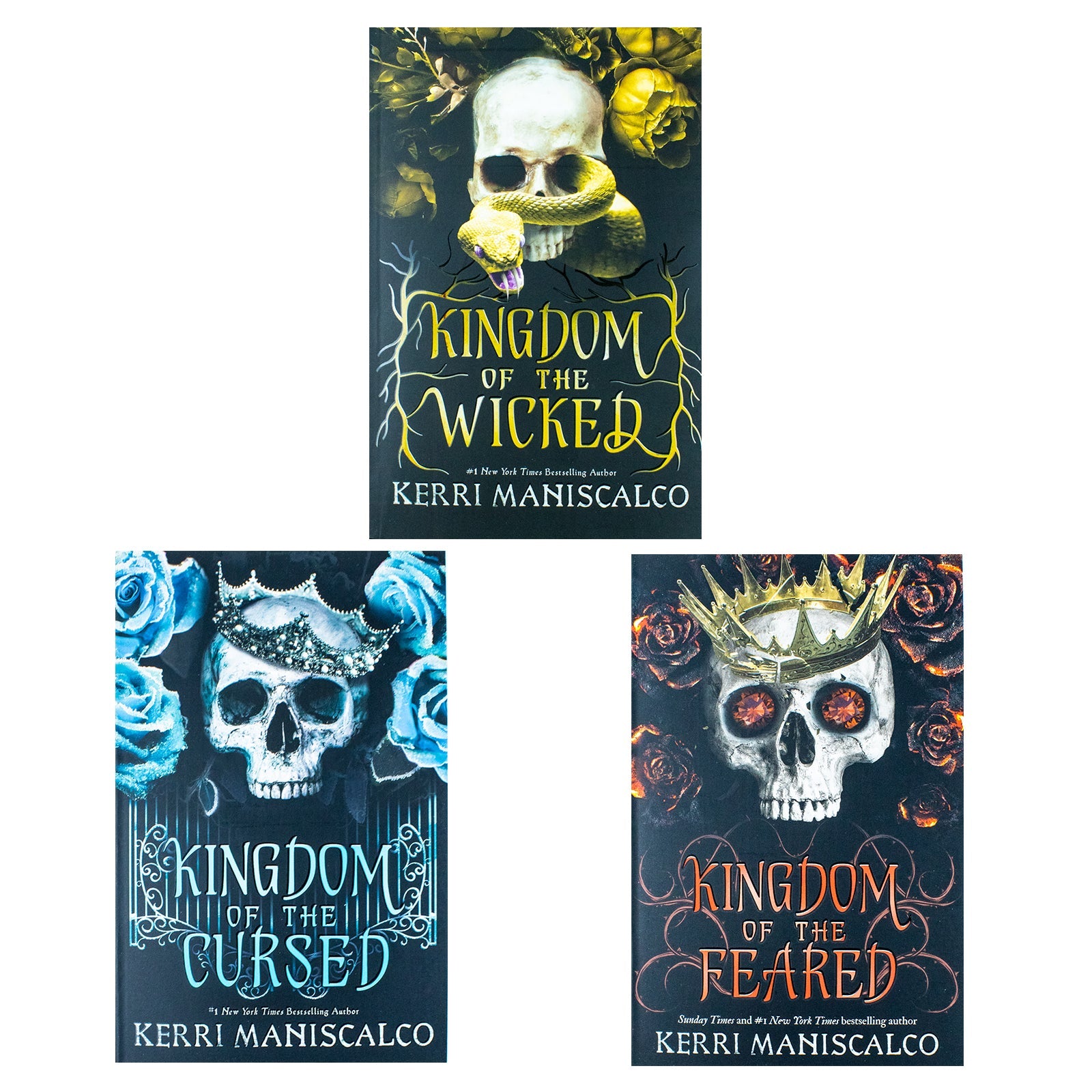 Kingdom of the Wicked Series 3 Book Set by Kerri Maniscalco | Dark Fantasy YA Collection – Witches, Magic, Curses & Supernatural Adventure