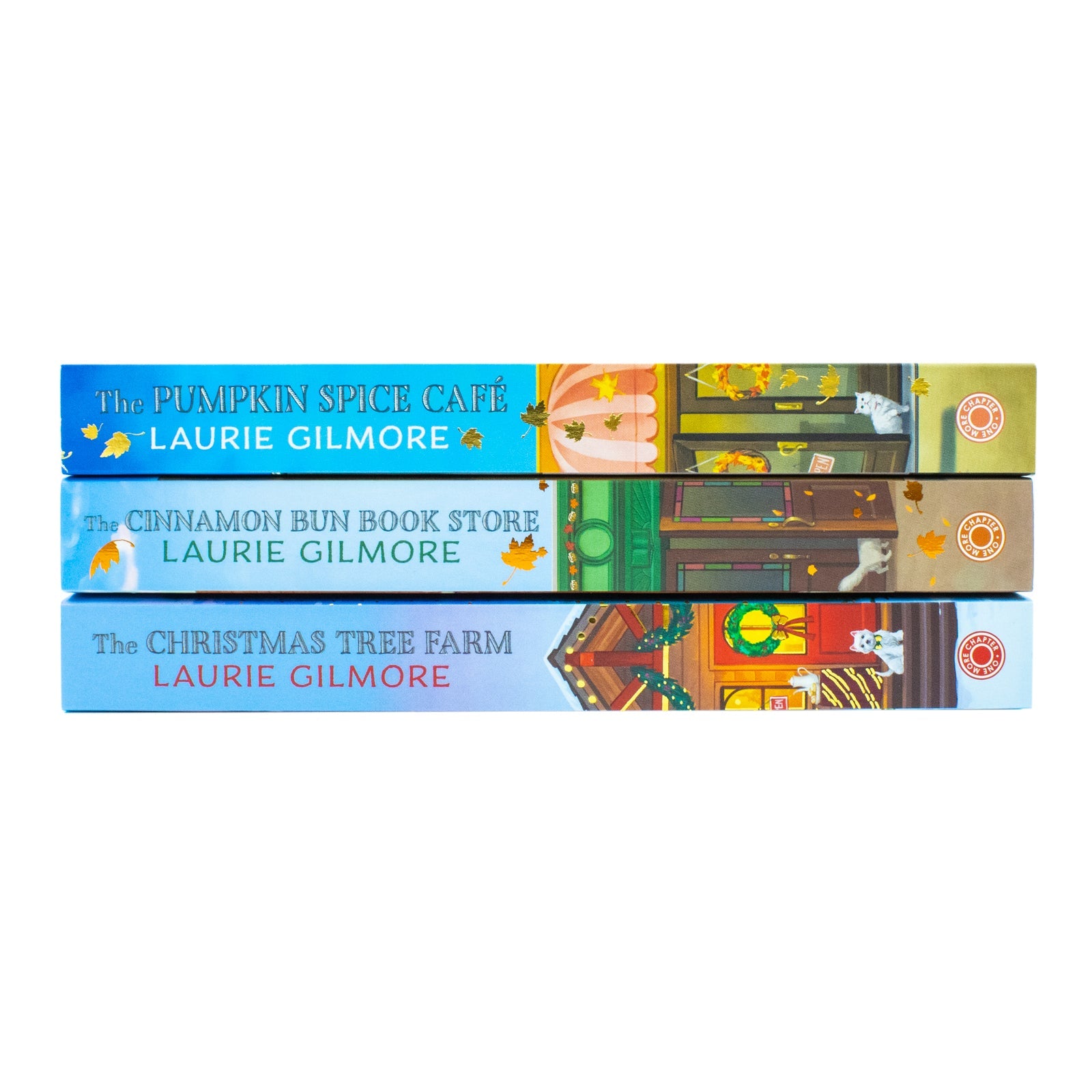 Dream Harbor Series 3 Books Collection Set By Laurie Gilmore (The Christmas Tree Farm, The Cinnamon Bun Book Store and The Pumpkin Spice Café)