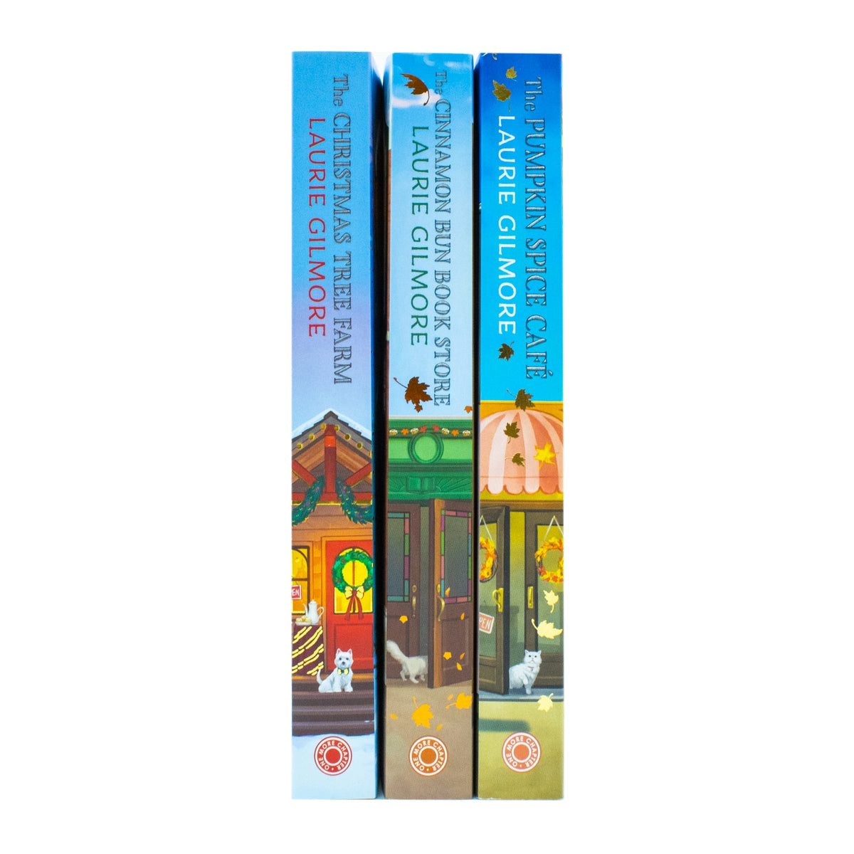 Dream Harbor Series 3 Books Collection Set By Laurie Gilmore (The Christmas Tree Farm, The Cinnamon Bun Book Store and The Pumpkin Spice Café)