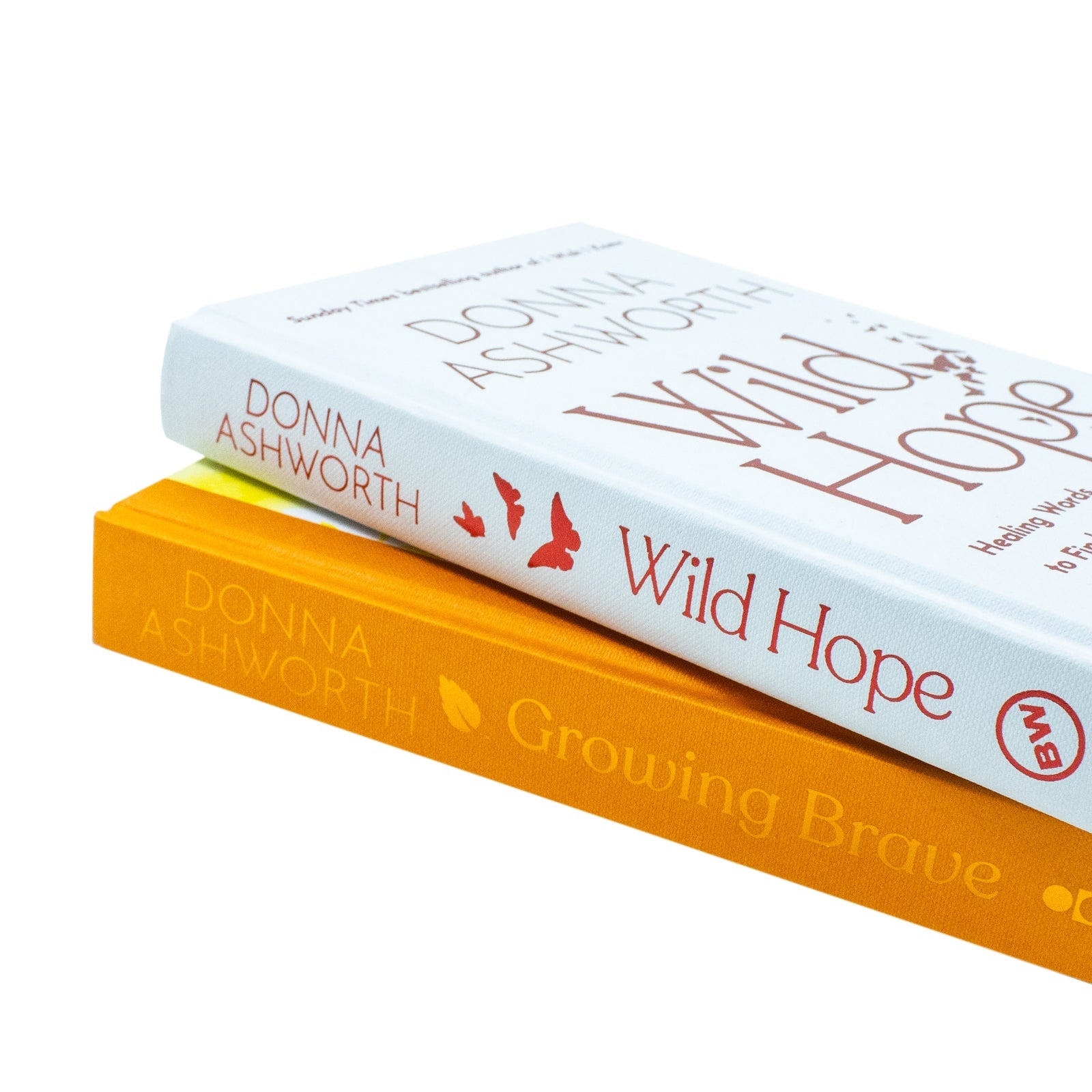 Donna Ashworth Collection – 2 Book Set (Wild Hope & Growing Brave) | Inspirational, Motivational, Self-Help, Quotes, Positivity, Growth & Bravery