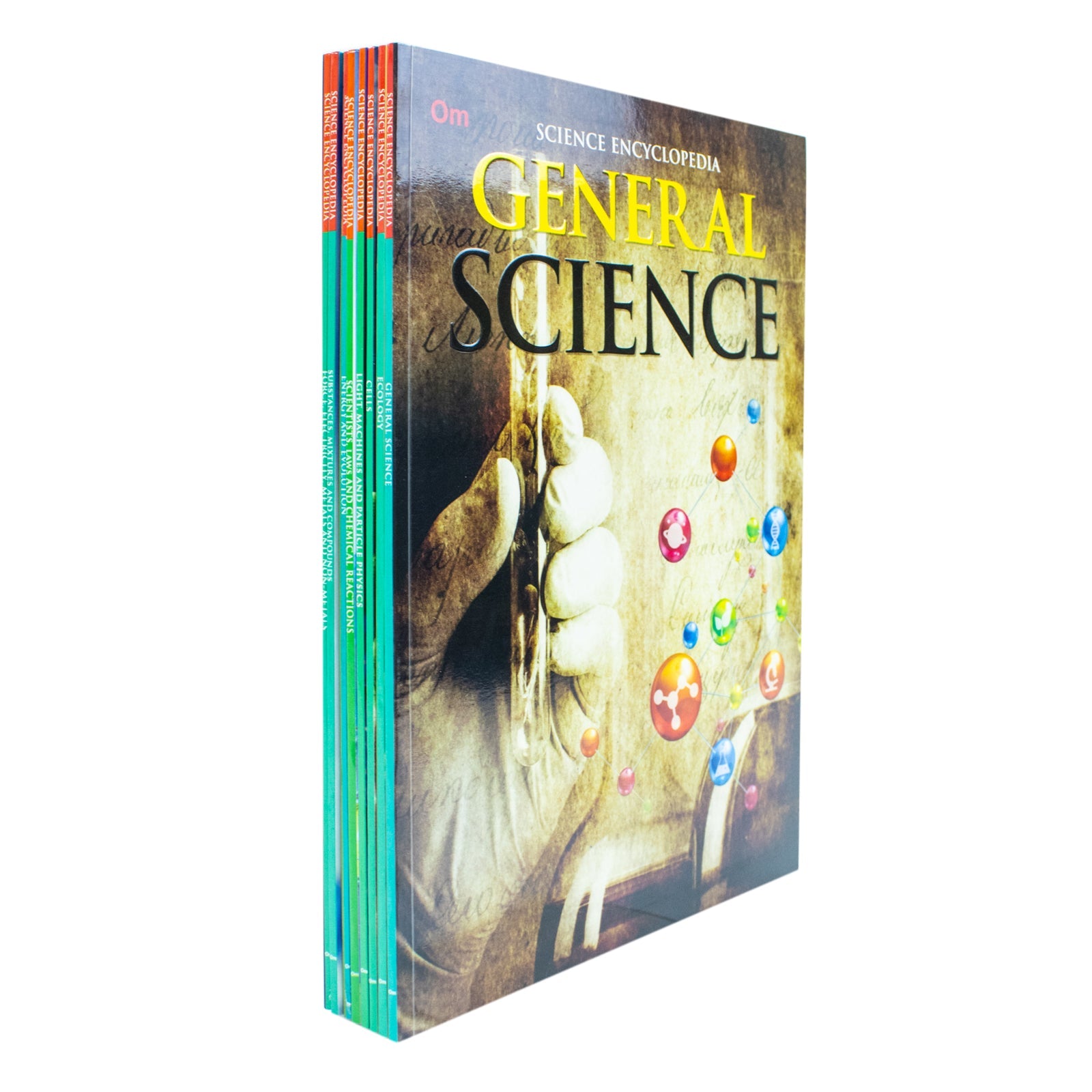 Encyclopedia Of Science 8 Books Collection Set ( Cells, Ecology, Light, Machines and Particle Physics & More!)