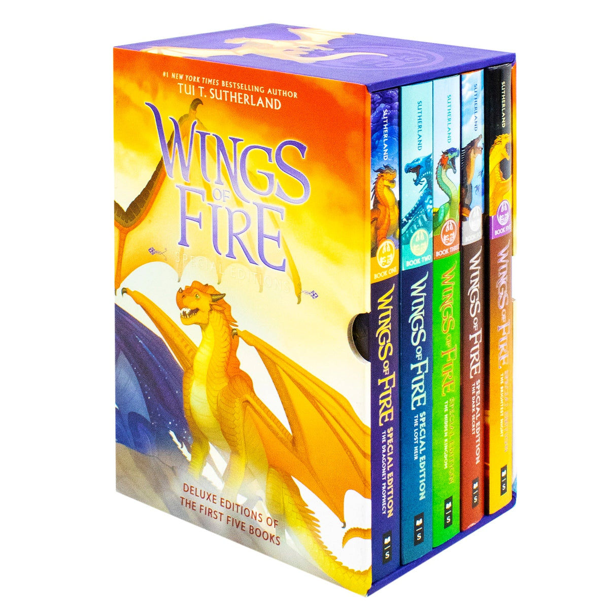 Wings of Fire Series Books 1-5 Special Edition Boxset by Tui T. Sutherland