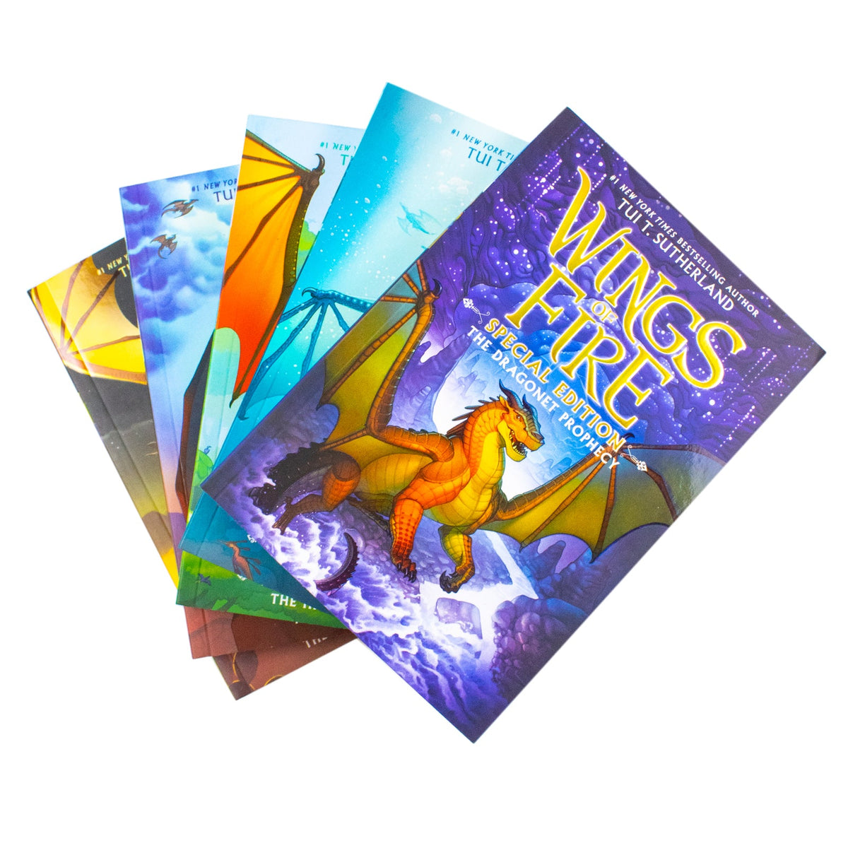 Wings of Fire Series Books 1-5 Special Edition Boxset by Tui T. Sutherland