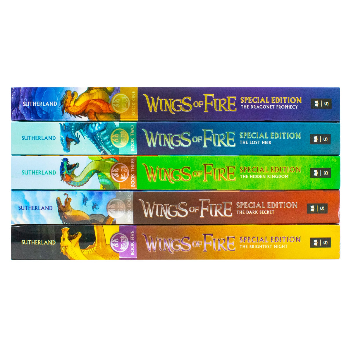 Wings of Fire Series Books 1-5 Special Edition Boxset by Tui T. Sutherland