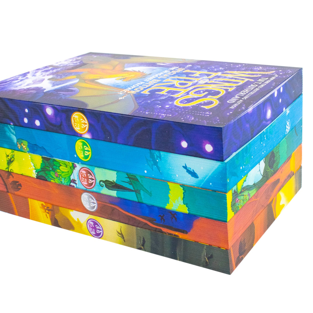 Wings of Fire Series Books 1-5 Special Edition Boxset by Tui T. Sutherland
