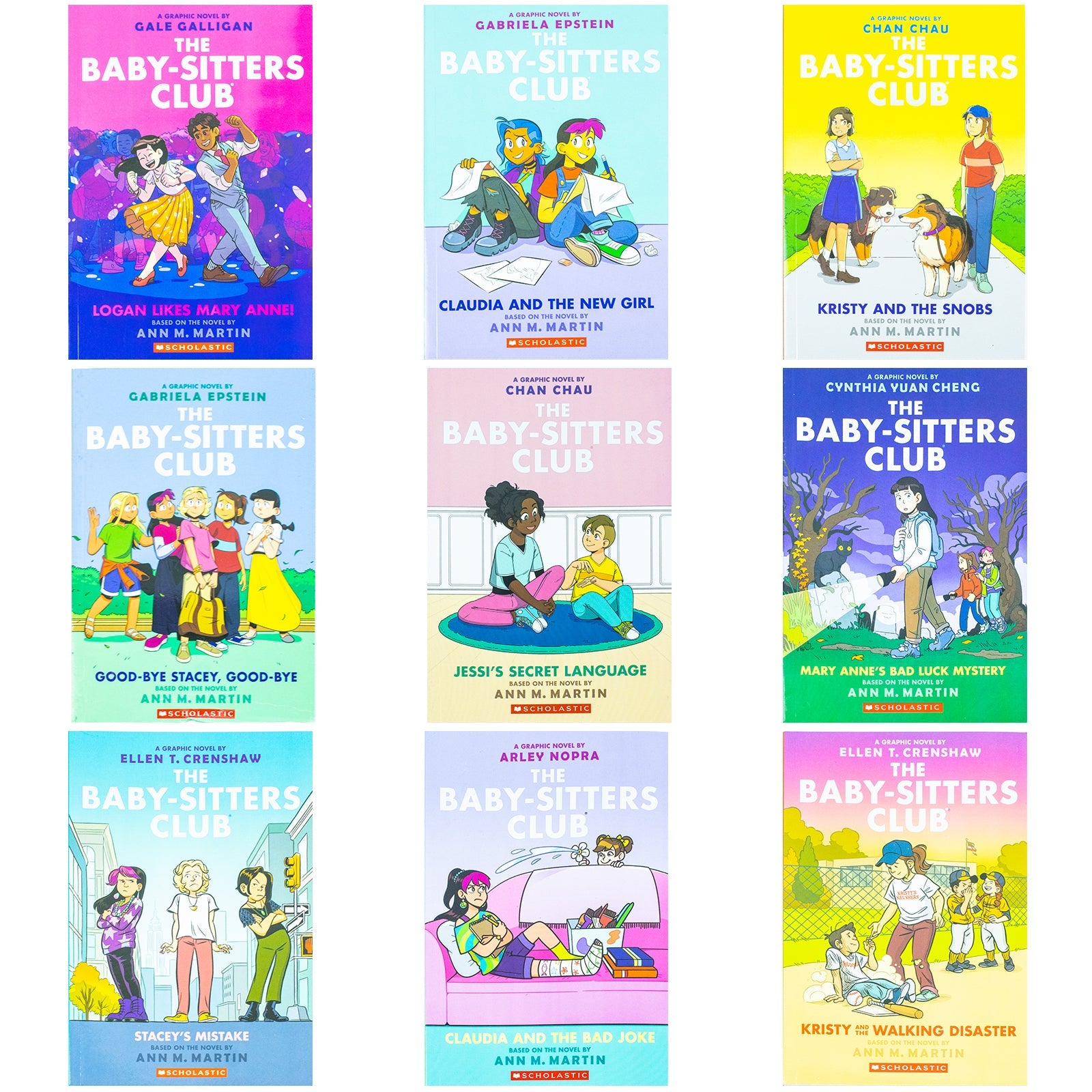 The Baby-Sitters Club Graphic Novels 9-Book Collection (8-16) by Ann M. Martin | Fun Children's Series, Friendship, Adventure, Bestsellers for Ages 8+