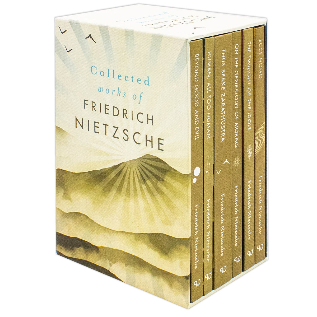 Collected Works of Friedrich Nietzsche – 6 Book Hardcover Collection Box Set (Thus Spoke Zarathustra, Beyond Good and Evil, The Twilight of the Idols & More)