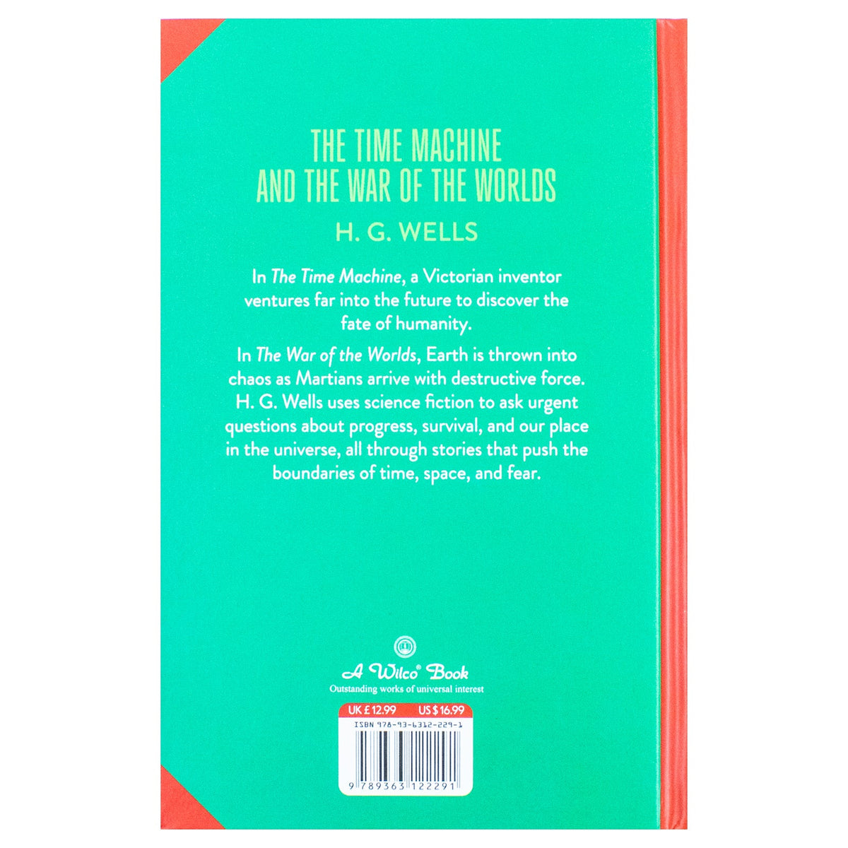 The Time Machine & The War of The Worlds by H. G. Wells (Deluxe Hardback Sprayed Edge Edition)
