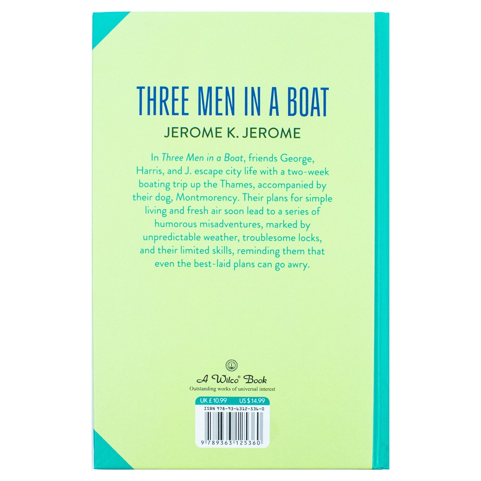 Three Men in a Boat Book by Jerome K. Jerome – A Hilarious Journey of Friendship, Misadventure, and British Wit | Classics Sprayed Edge Deluxe Hardcover Edition