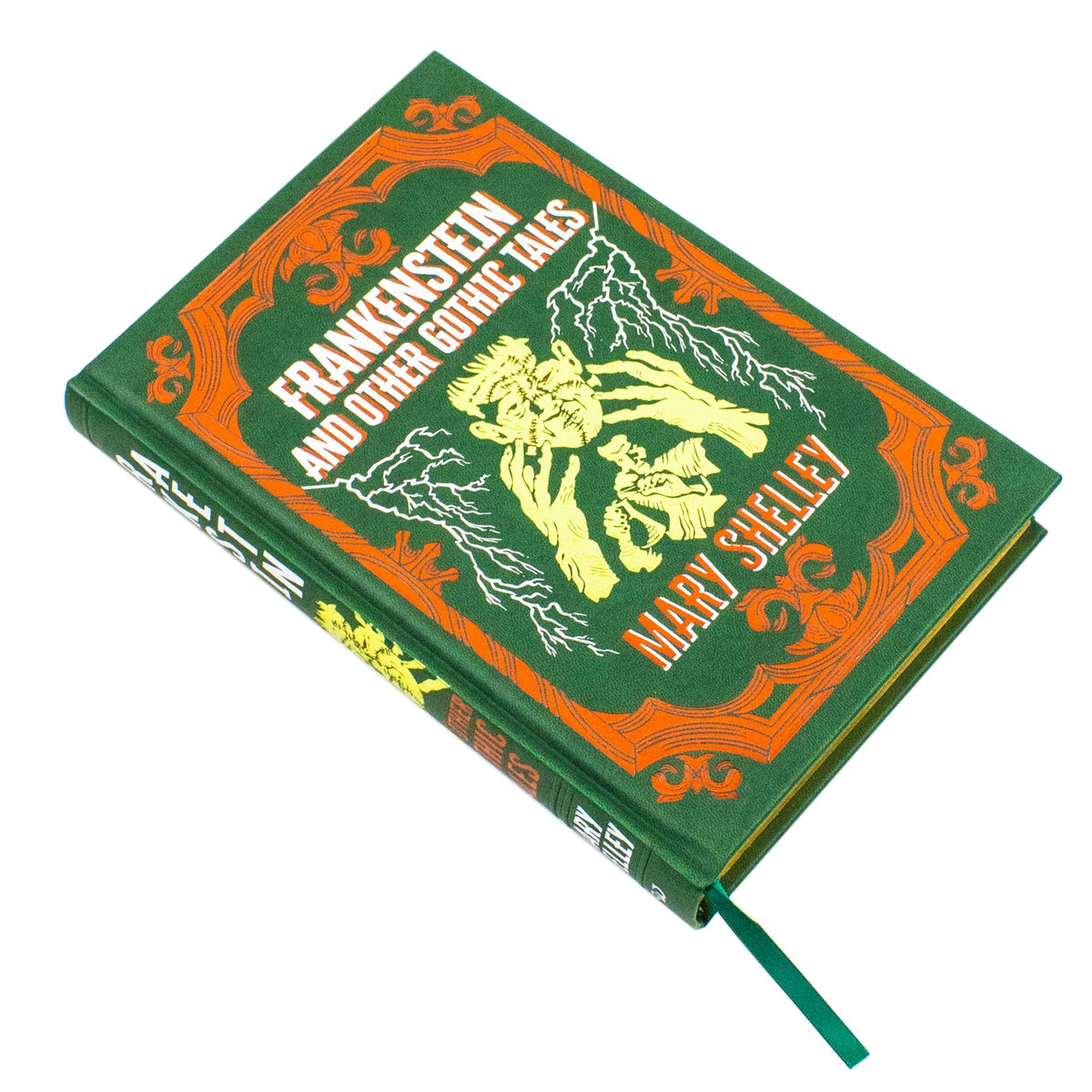 Frankenstein and Other Gothic Tales by Mary Shelley – Classic Gothic Horror Stories, Illustrated Leatherbound Book