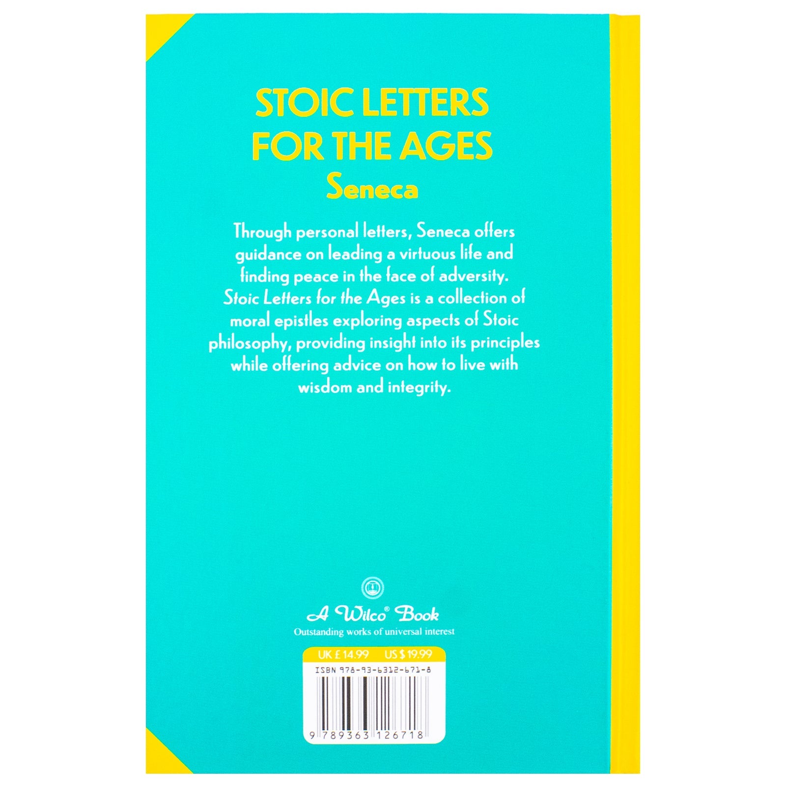 The Stoic Letters For The Ages Book By Seneca | Classics Sprayed Edge Deluxe Hardcover Edition