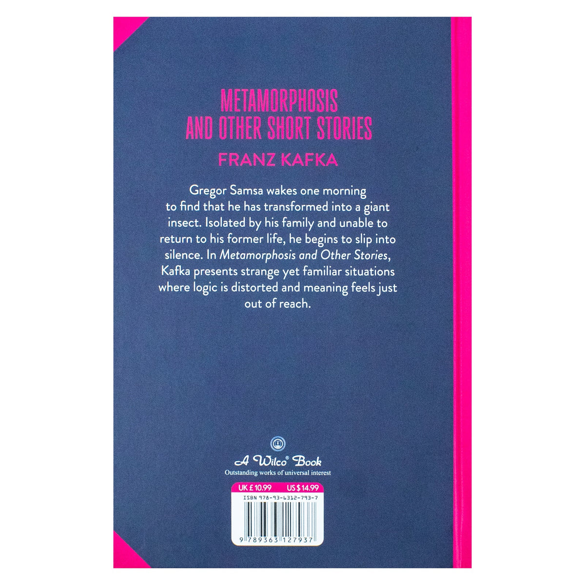 Metamorphosis and Other Short Stories Book by Franz Kafka – A Haunting Exploration of Identity, Isolation, and the Absurd | Classics Sprayed Edge Deluxe Hardcover Edition
