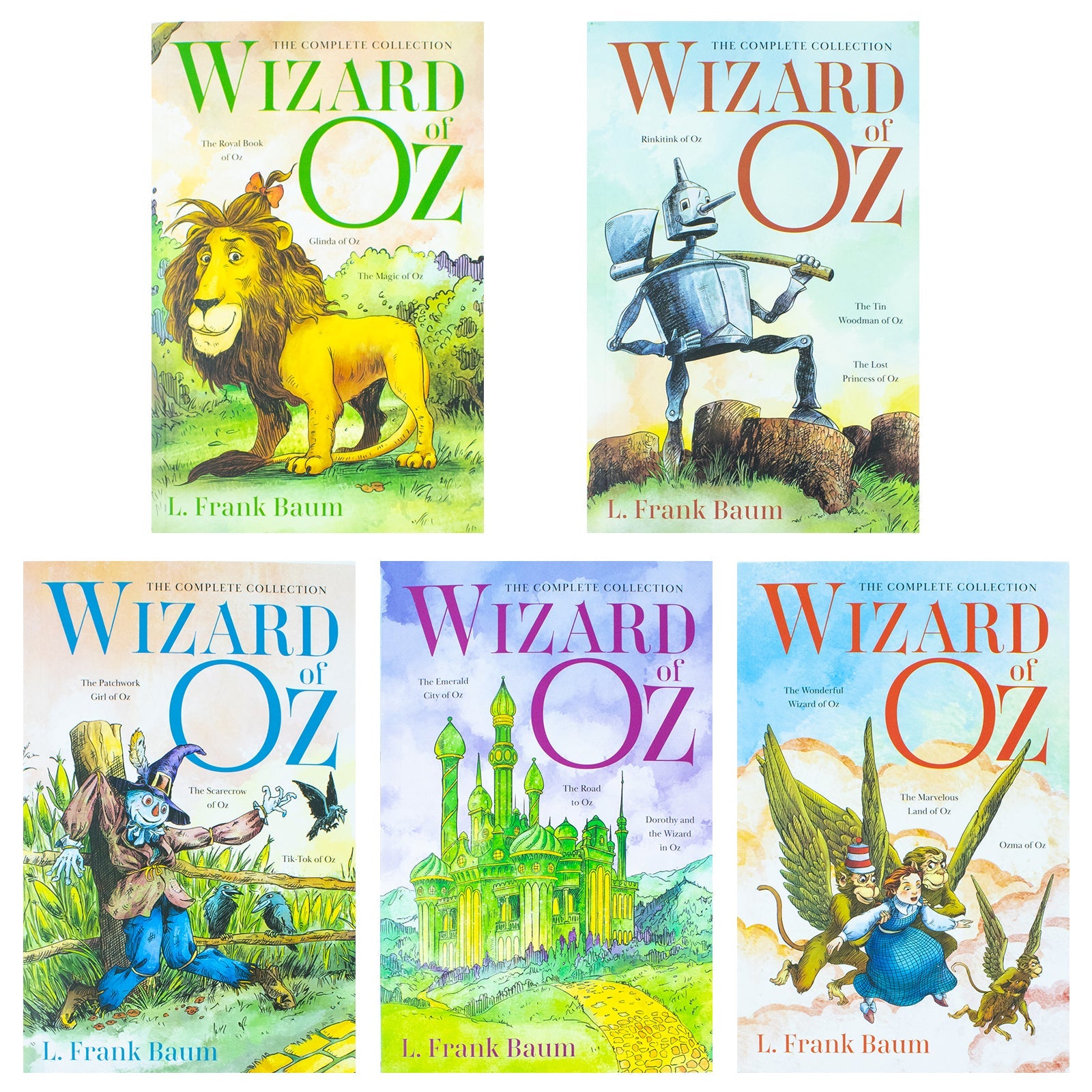 The Complete Wizard of Oz ( Classic Edition ) Collection: 15 Books by L. Frank Baum