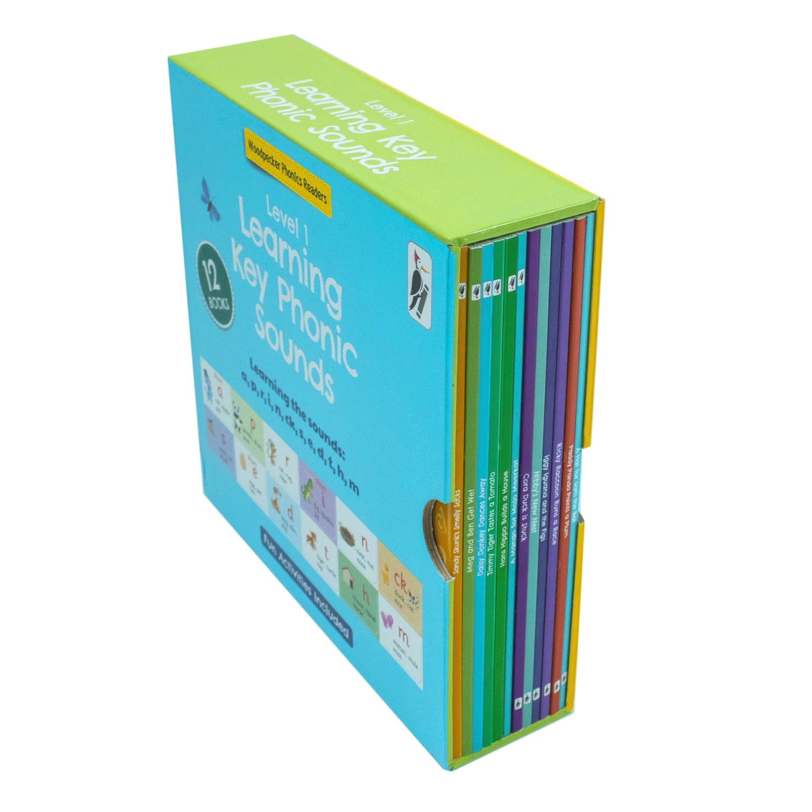 Learning Key Phonics Sounds 12 books set Level 1 Woodpecker Books