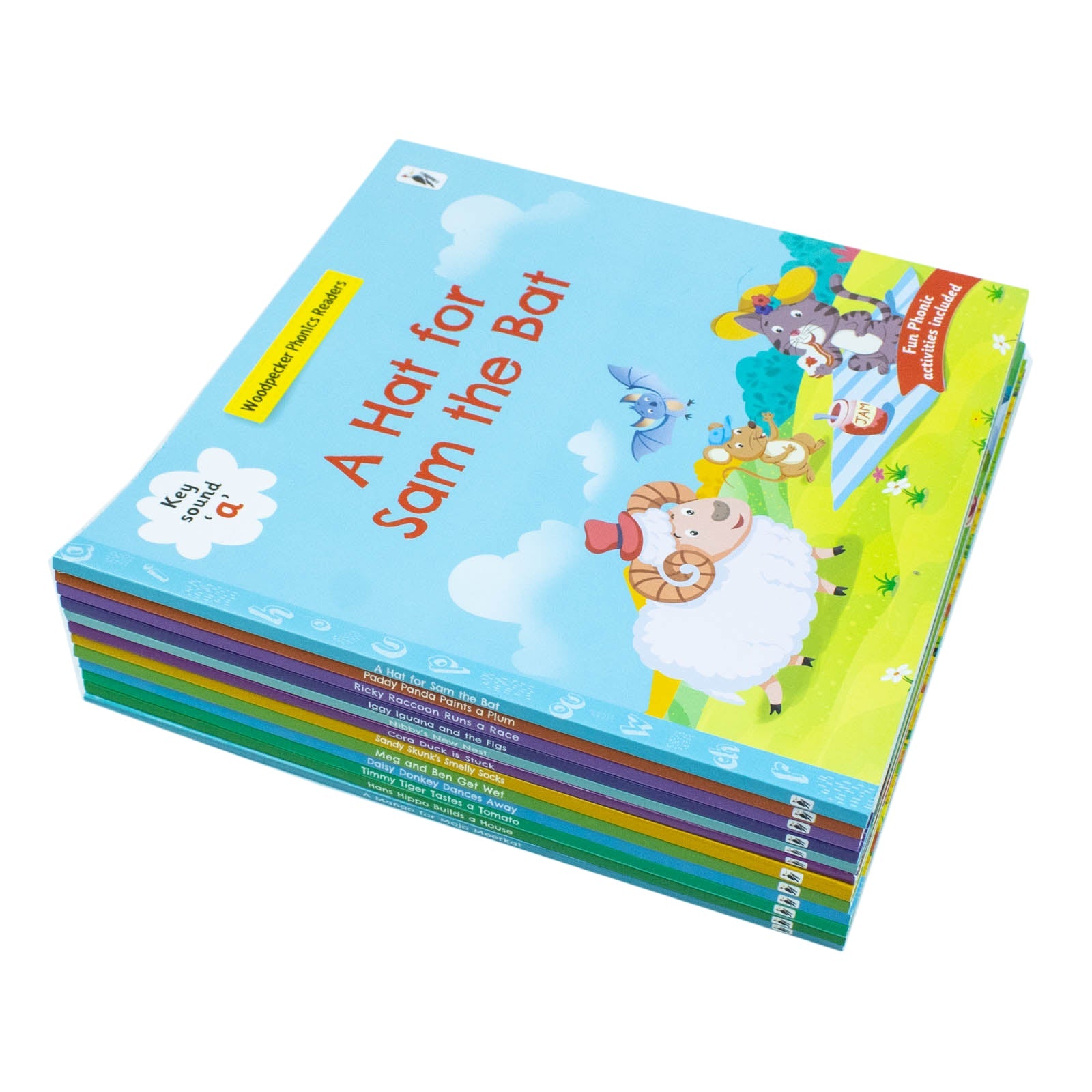 Learning Key Phonics Sounds 12 books set Level 1 Woodpecker Books