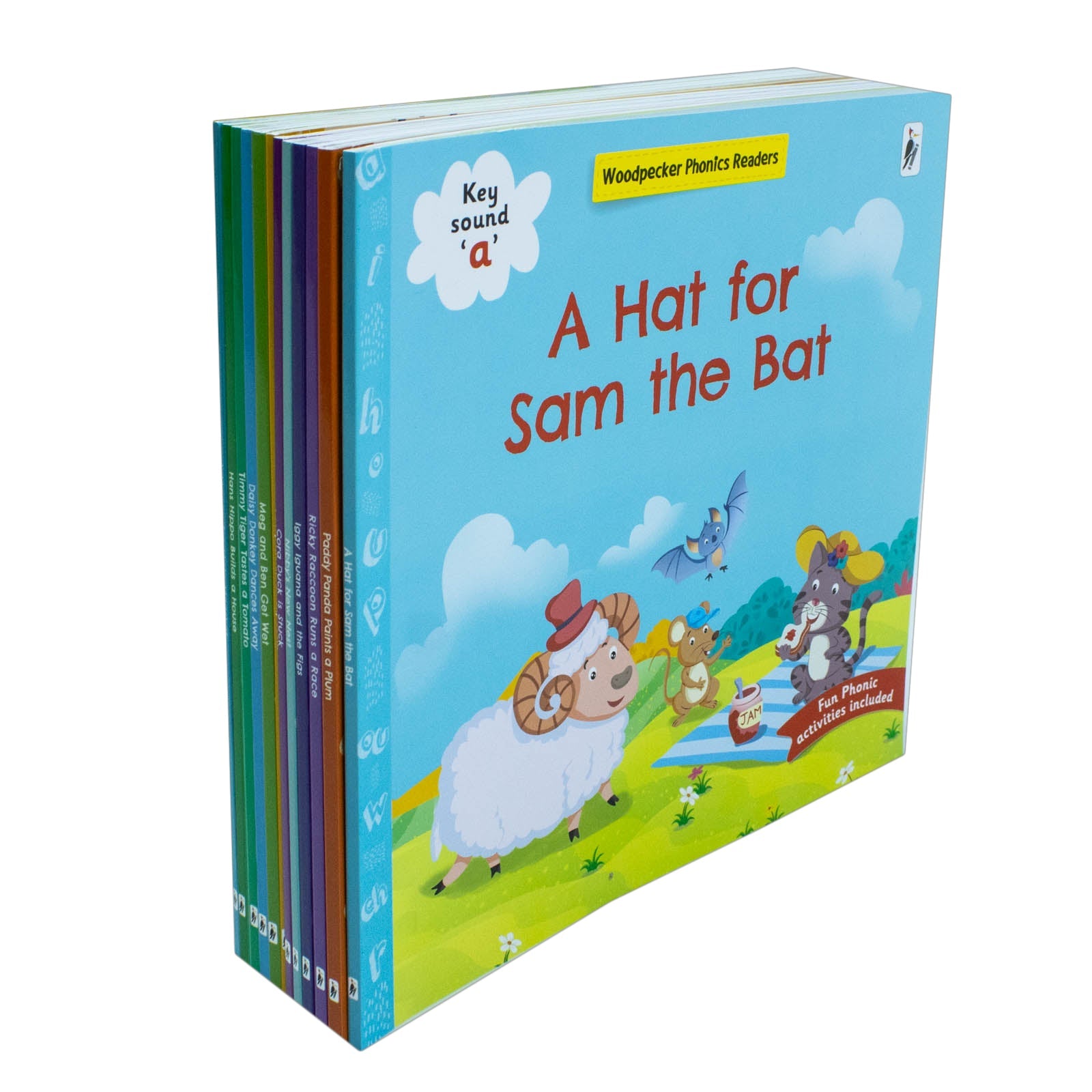 Learning Key Phonics Sounds 12 books set Level 1 Woodpecker Books