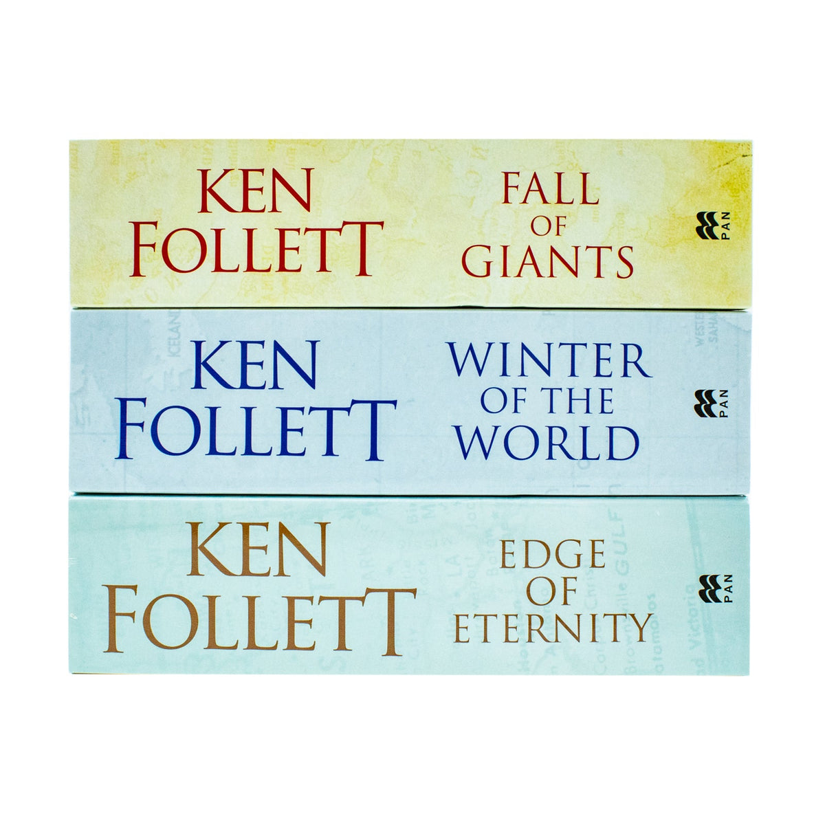 Ken Follett Century Trilogy 3-Book Set – Fall of Giants, Winter of the World, Edge of Eternity | Epic Historical Fiction, War & Family Saga