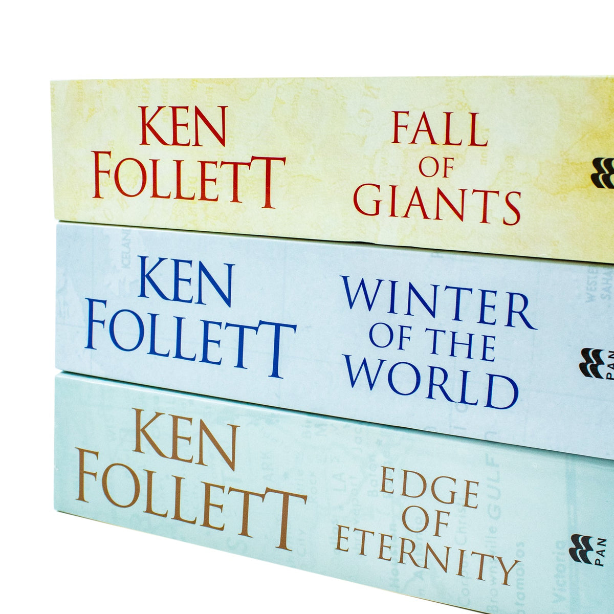 Ken Follett Century Trilogy 3-Book Set – Fall of Giants, Winter of the World, Edge of Eternity | Epic Historical Fiction, War & Family Saga