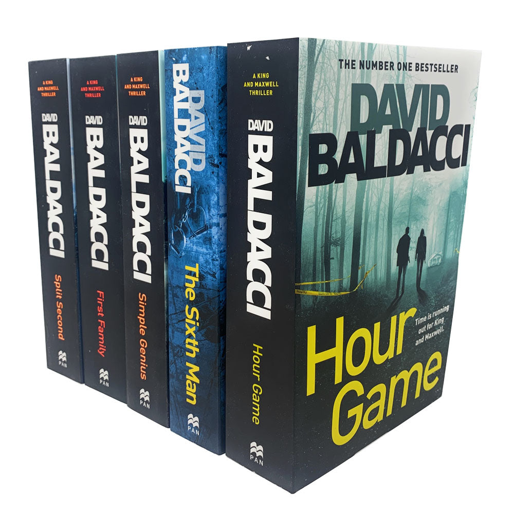 David Baldacci King and Maxwell Series 5-Book Collection – Action-Packed Thriller & Mystery Set | Crime, Suspense & Bestselling Fiction Novels