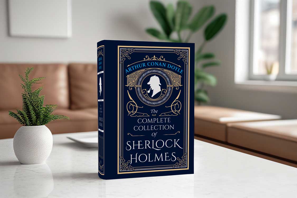 The Complete Collection of Sherlock Holmes by Sir Arthur Conan Doyle | Leather Bound Edition