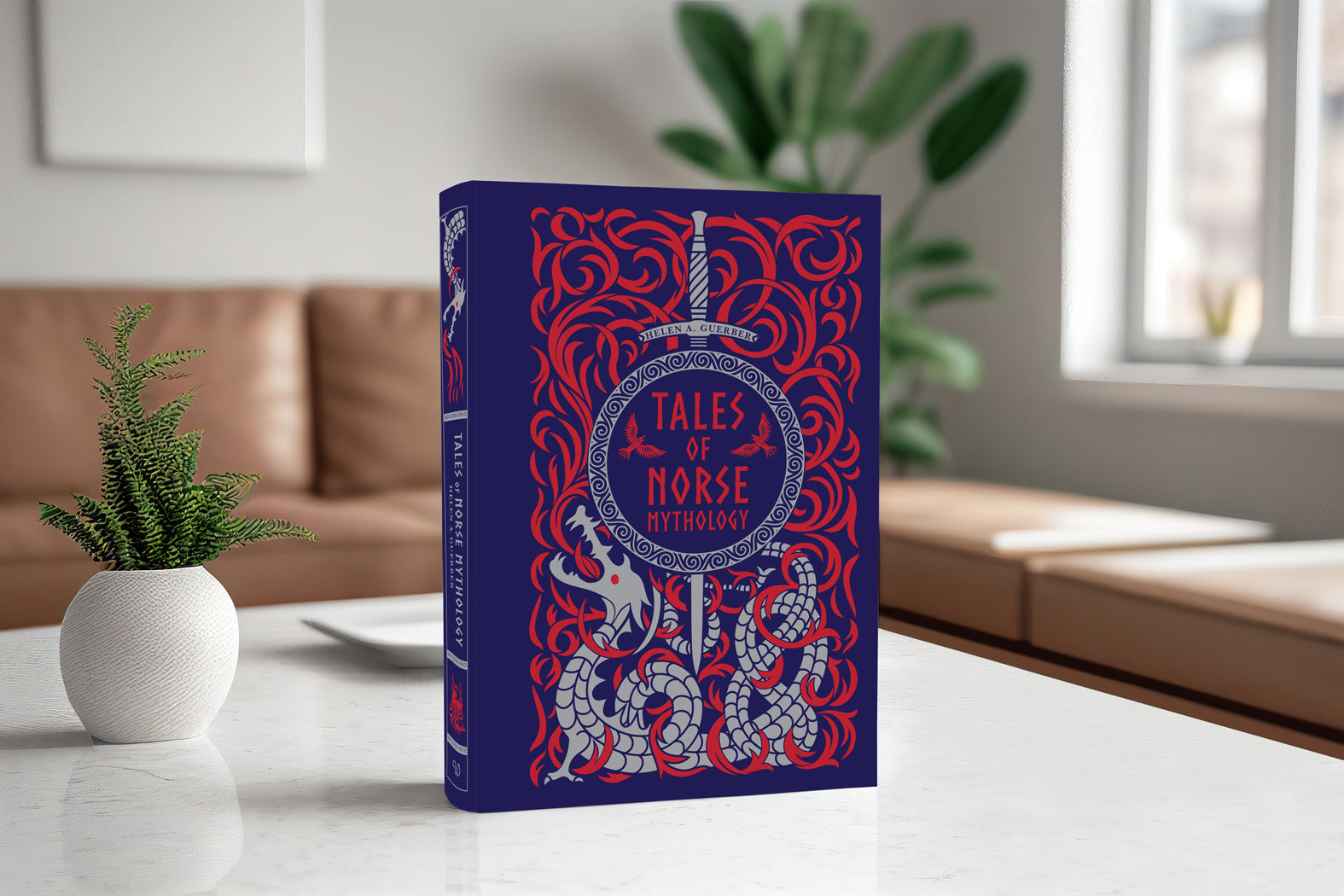 Tales of Norse Mythology Book by Helen A. Guerber | Epic Viking Legends, Gods & Ancient Myths in a Stunning Leather-Bound Collector’s Edition