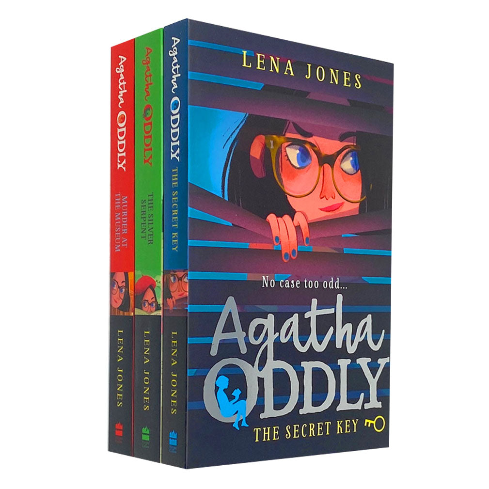 Agatha Oddly Series 3-Book Collection by Lena Jones – Mystery & Adventure for Young Readers | The Secret Key, Murder at the Museum, The Silver Serpent