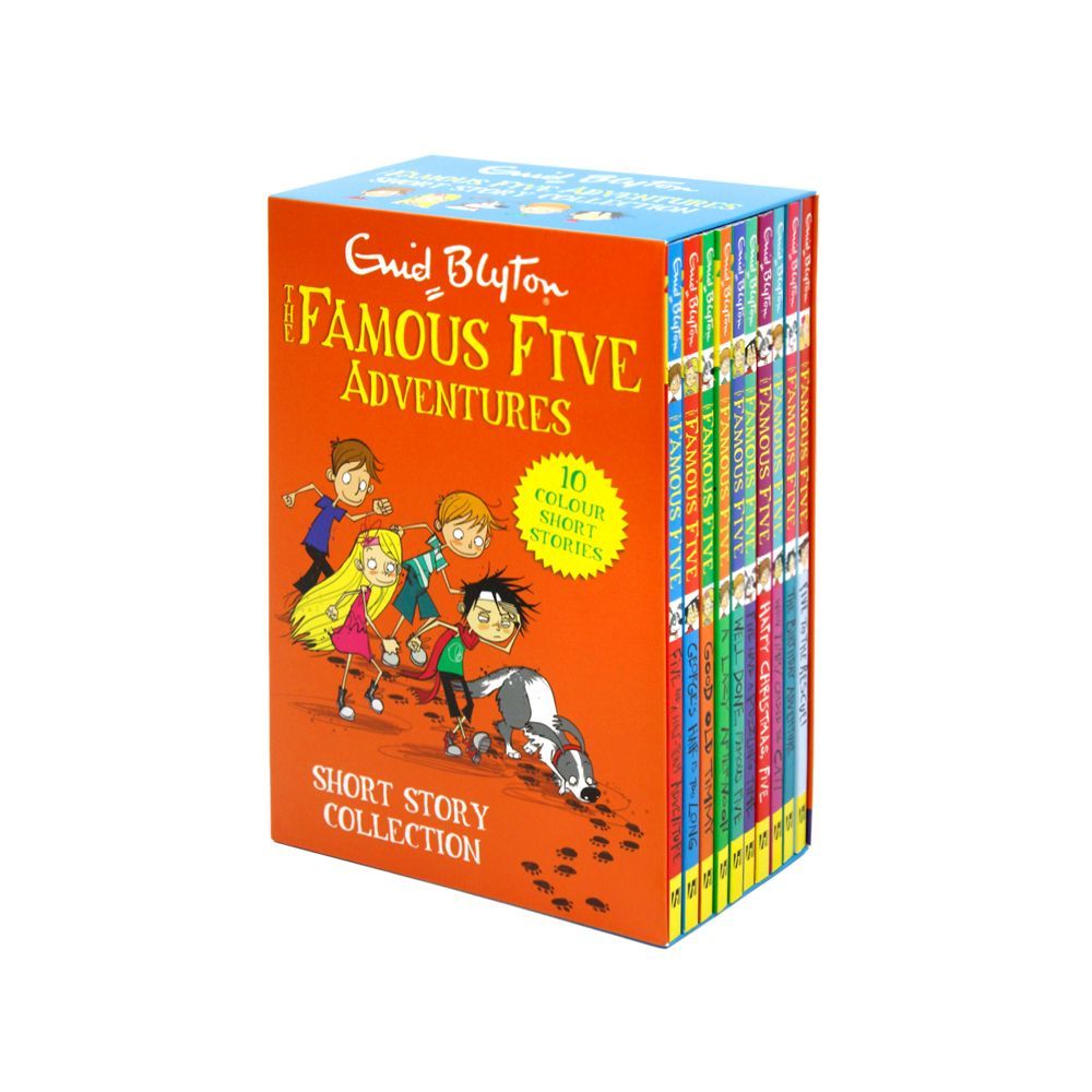 Enid Blyton Famous Five Adventures Short Story Collection 10 Books Box Set |Classic Children's Adventure Stories, Imaginative Fiction & Read-Aloud Fun