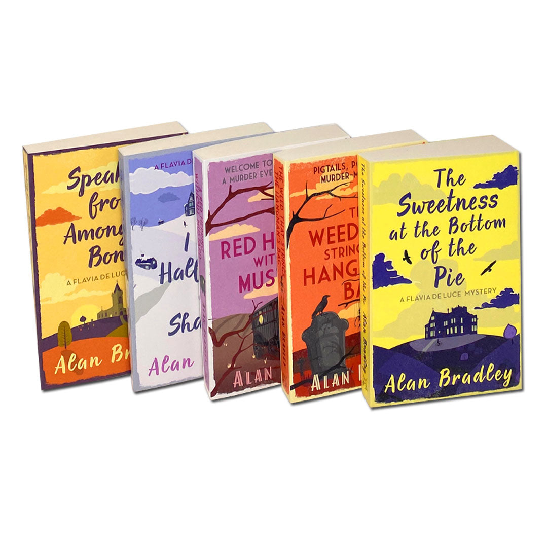 Flavia de Luce Mystery Series 5 Book Collection Set by Alan Bradley | Young Adult Detective Fiction, Whodunit Crime Novels & Paperback Mystery Books