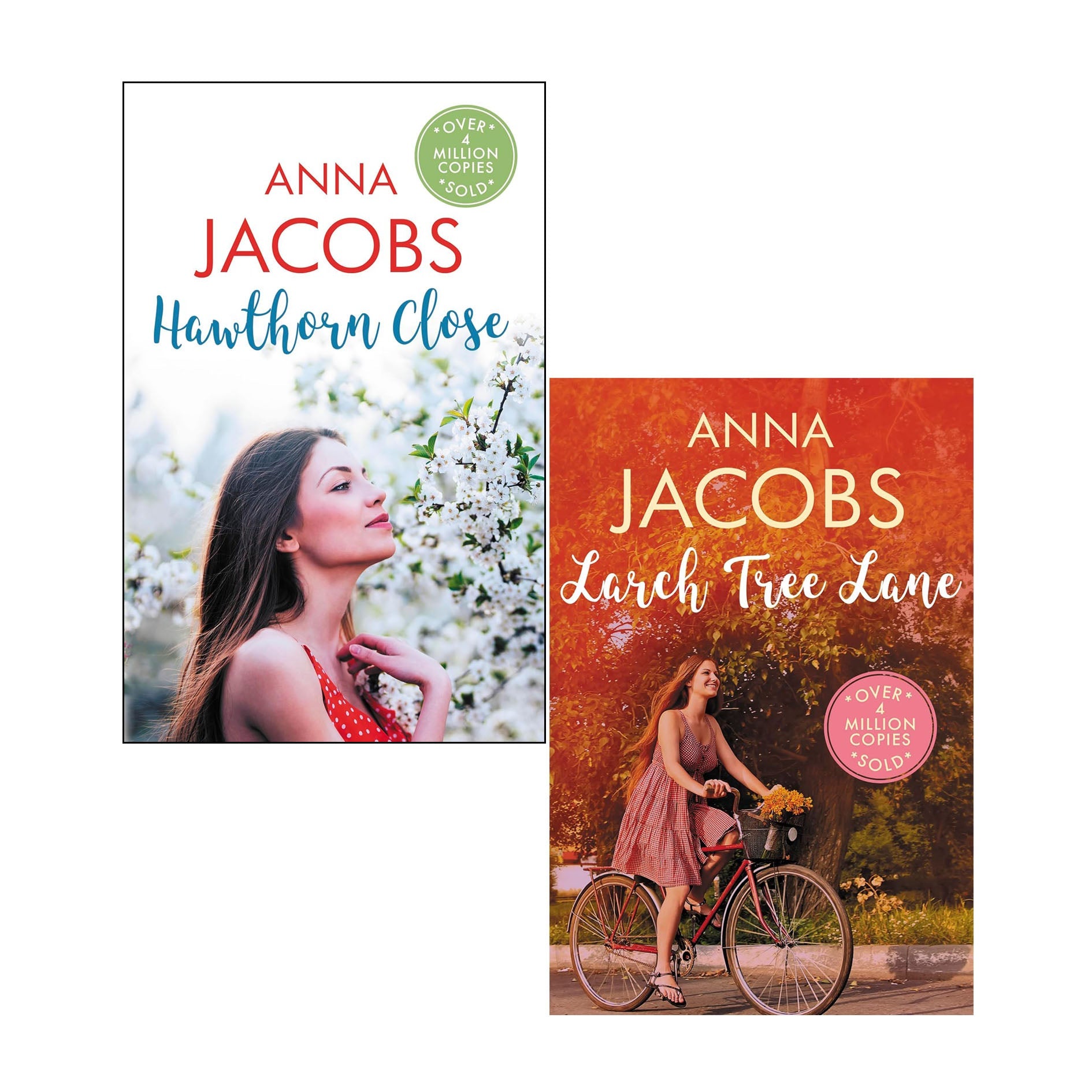 Anna Jacobs Larch Tree Lane Collection 2 Book Set (Hawthorn Close, Larch Tree Lane )