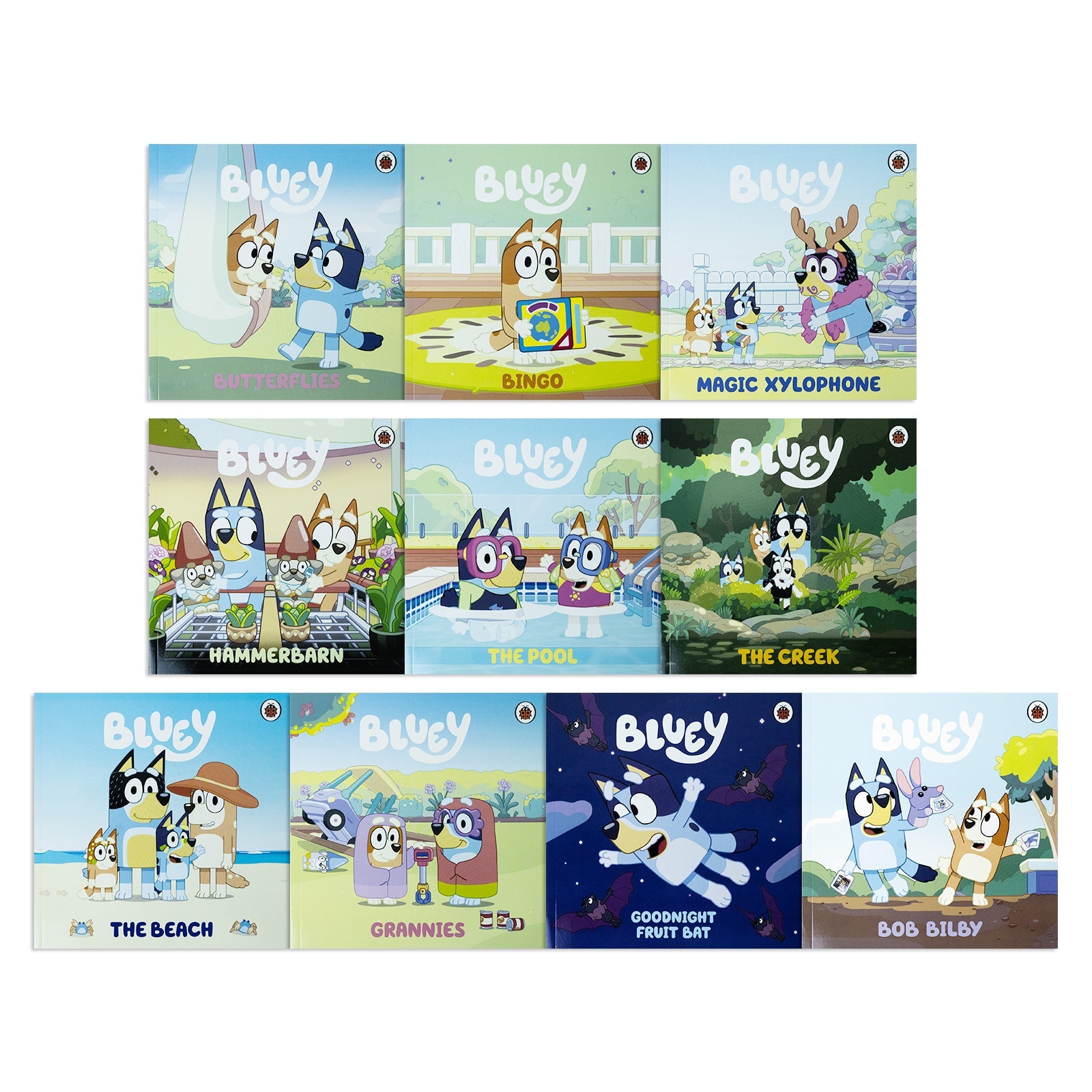 Bluey Let's Do This! 10-Book Picture Story Collection Box Set | Fun & Adventure-Filled Children's Stories | Family, Friendship, Learning & Imagination