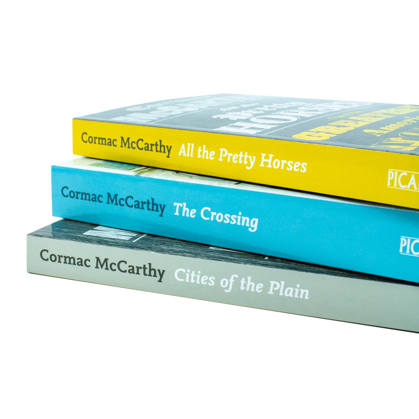 Border Trilogy 3-Book Collection by Cormac McCarthy – Classic American Literature Featuring All the Pretty Horses, The Crossing & Cities of the Plain