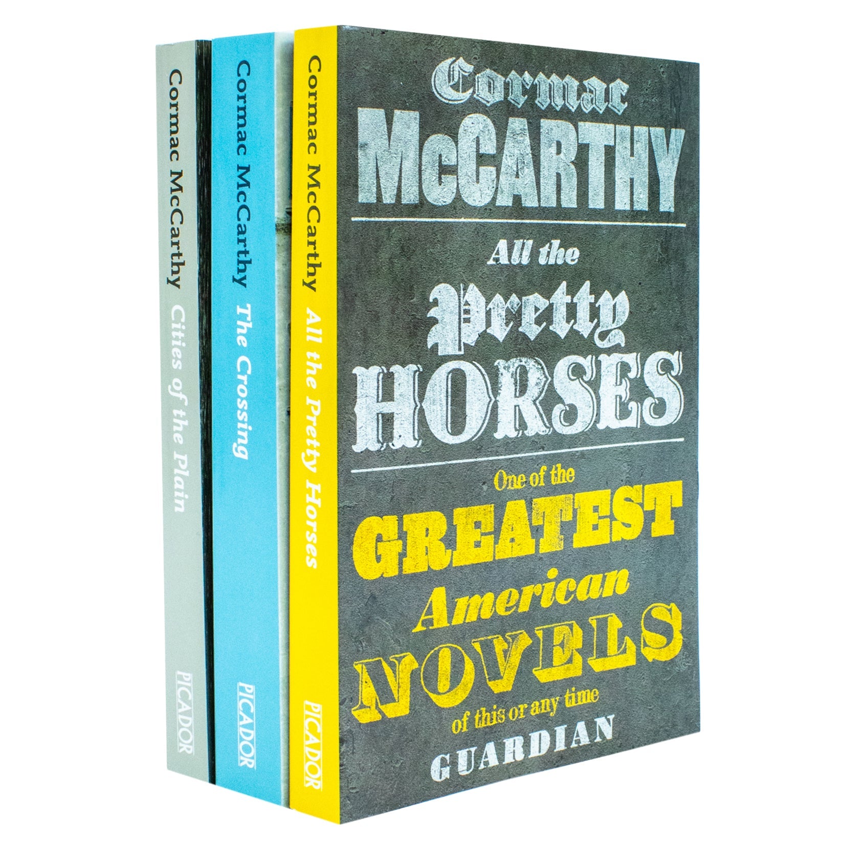 Border Trilogy 3-Book Collection by Cormac McCarthy – Classic American Literature Featuring All the Pretty Horses, The Crossing & Cities of the Plain