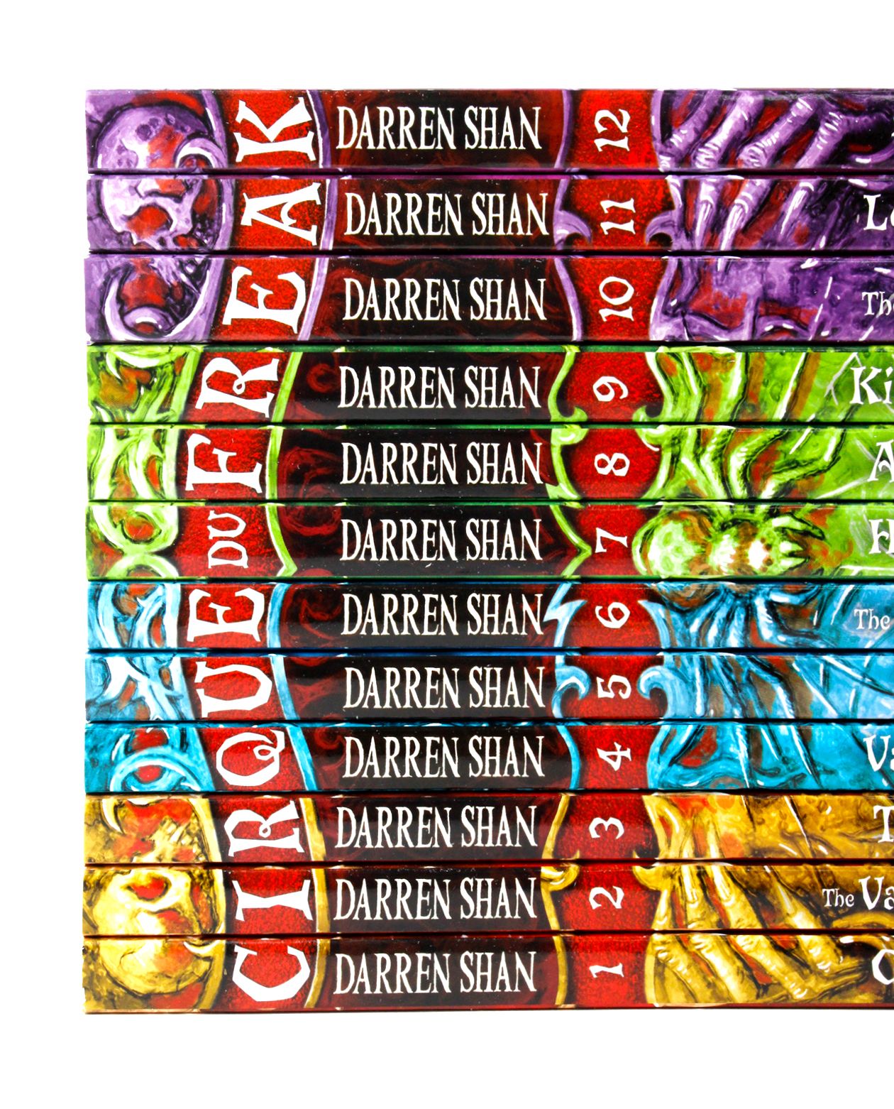 Cirque Du Freak: The Saga of Darren Shan – 12-Book Collection | Horror Fantasy Adventure Set for Young Adults & Teens | Supernatural Thriller Series