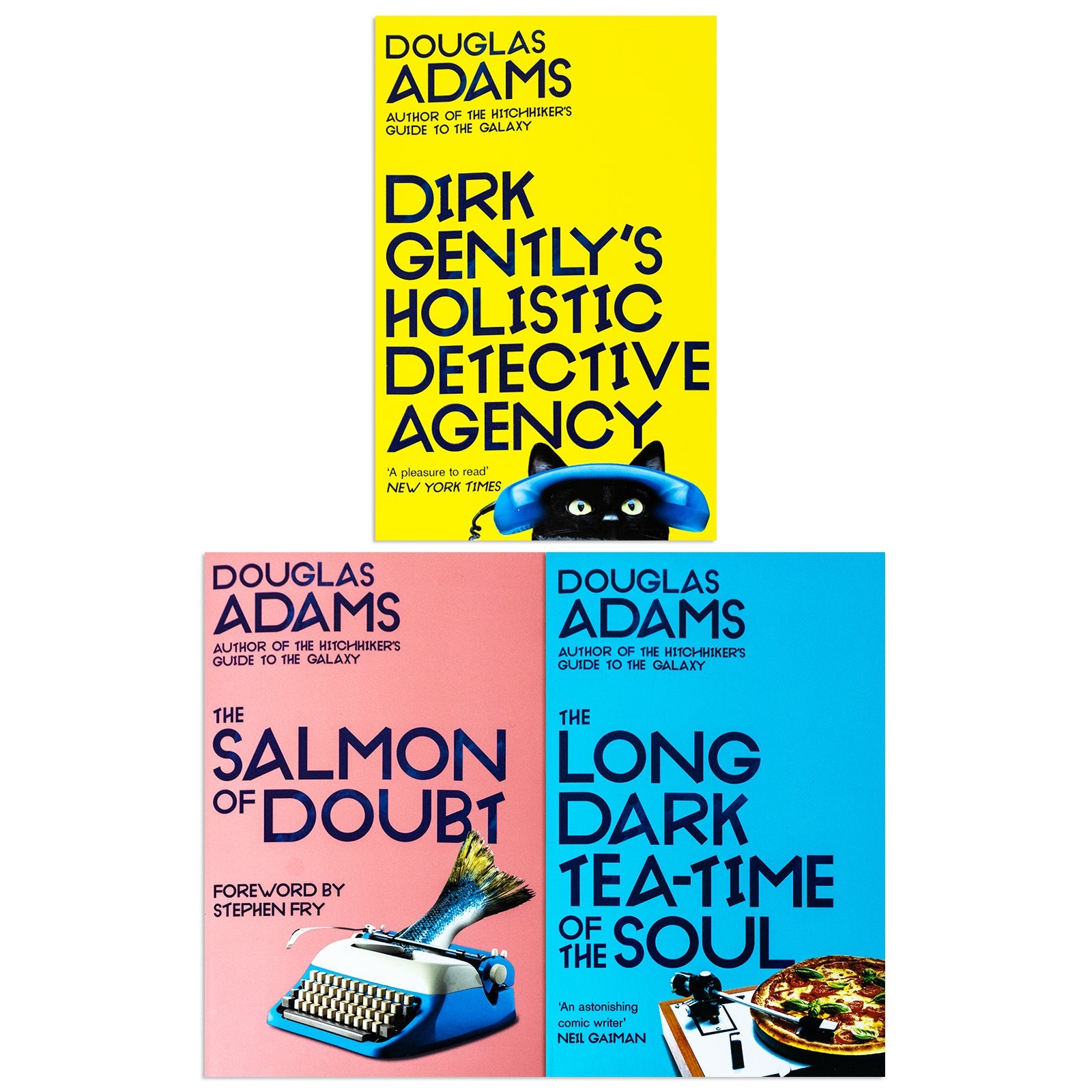 Dirk Gently Series 3 Book Collection Set – Hilarious Mystery Fiction by Douglas Adams | Witty Detective Novels, Sci-Fi, Comedy,& Adventure