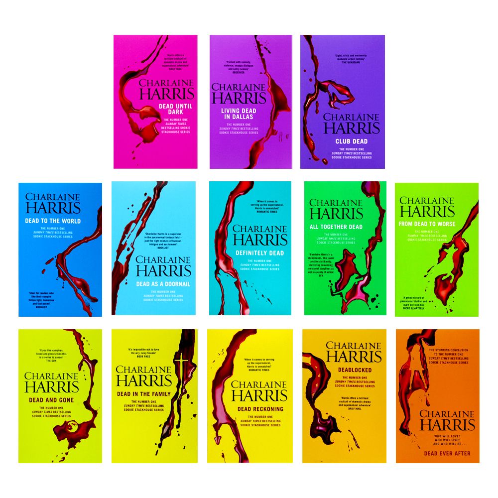 True Blood Sookie Stackhouse 13 Books Box Set Collection by Charlaine Harris - Complete Vampire Fantasy Series for Fans of Paranormal & Mystery Books