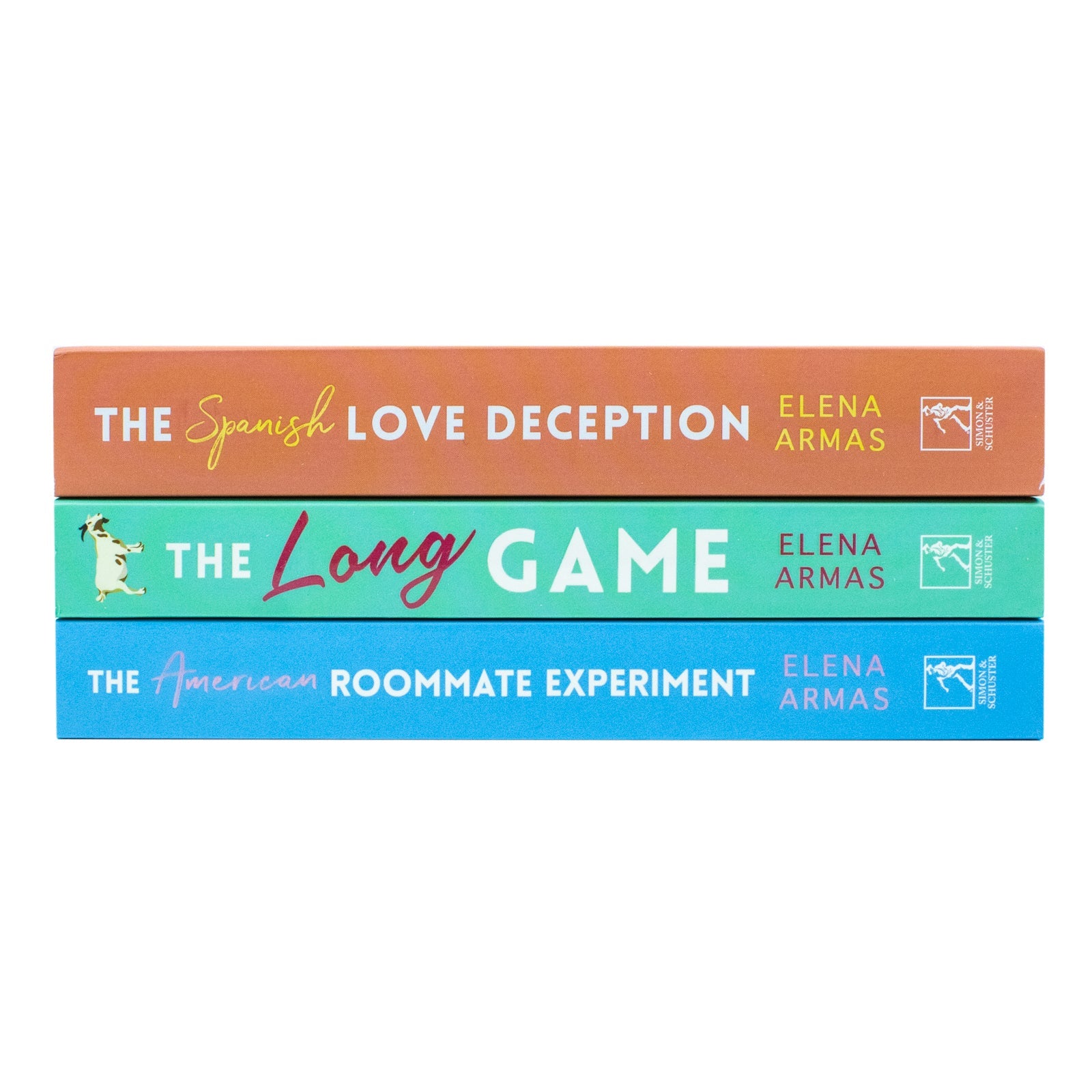 Elena Armas 3 Book Set | Romance Fiction Collection: Spanish Love Deception, American Roommate Experiment, Long Game | Love, Friendship, Emotions