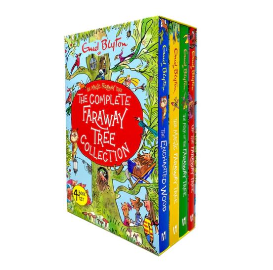Enid Blyton's The Faraway Tree: 4 Magical Books Collection Set – Classic Children's Fantasy Adventure Series, Timeless Tales, and Family Stories