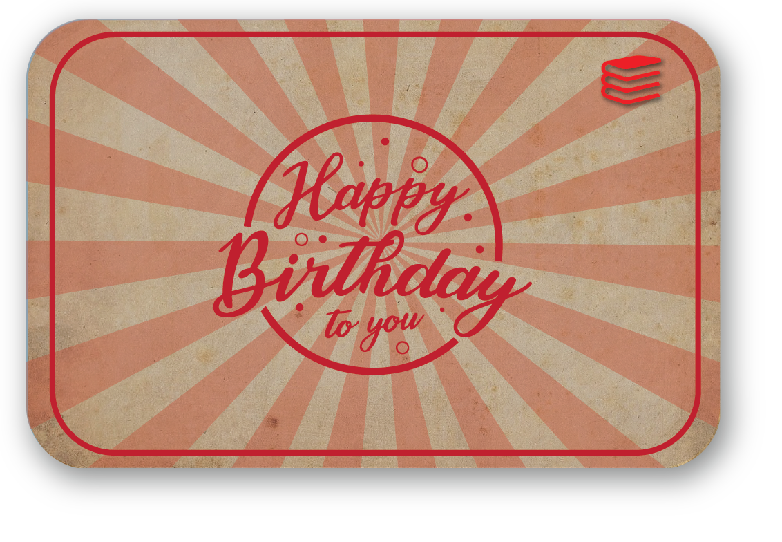Happy Birthday - Red (e-Gift Card)