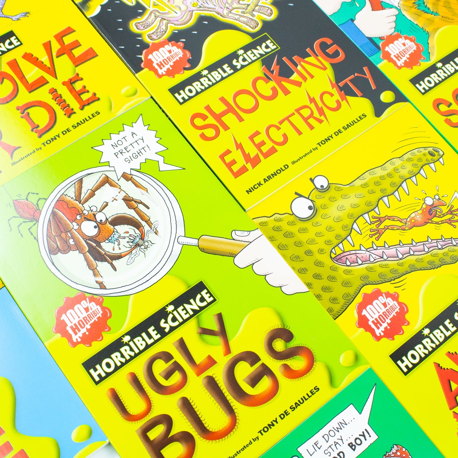 Horrible Science 10-Book Collection by Nick Arnold | Fun & Educational STEM Books for Kids – Science Facts, Experiments & Laugh-Out-Loud Learning