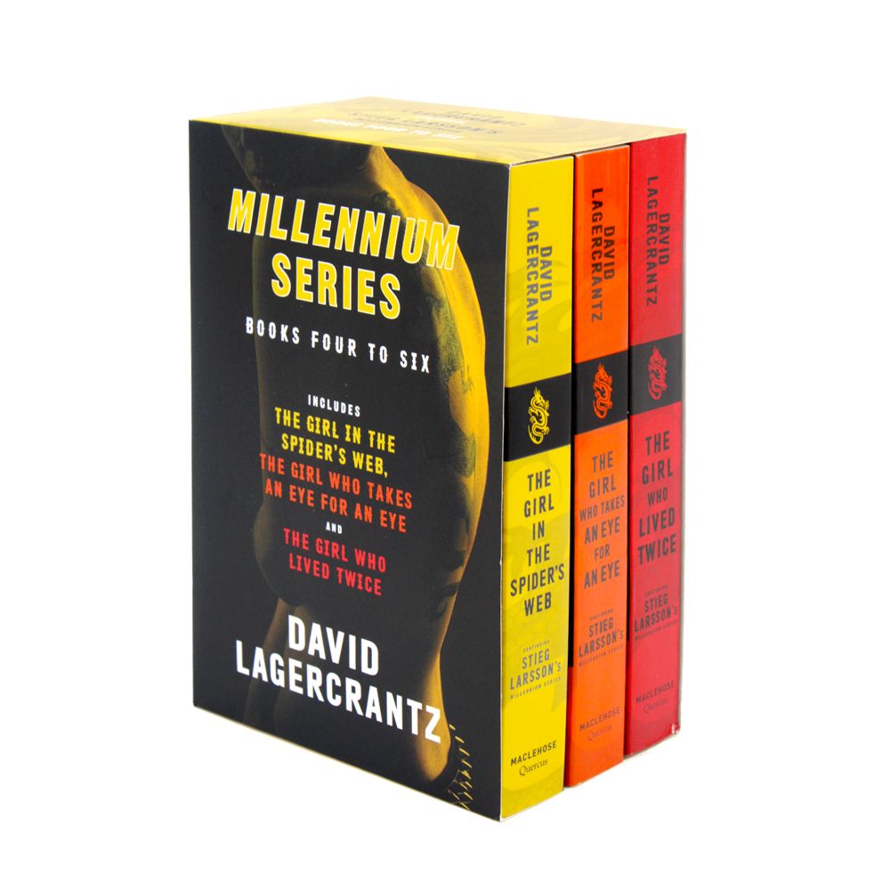 Millennium Series 3-Book Collection Box Set (Books 4-6) by David Lagercrantz—Thriller, Mystery,Suspense, Must-Read Fiction from Stieg Larsson's Legacy