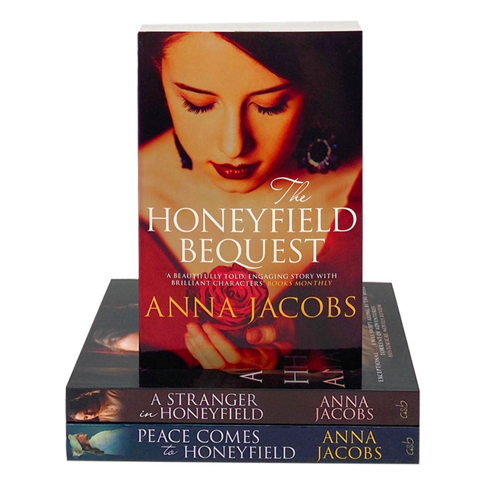 The Honeyfield Series 3 Books Collection Set by Anna Jacobs – Engaging Historical Fiction Paperback Book Pack, Captivating Storytelling & Drama