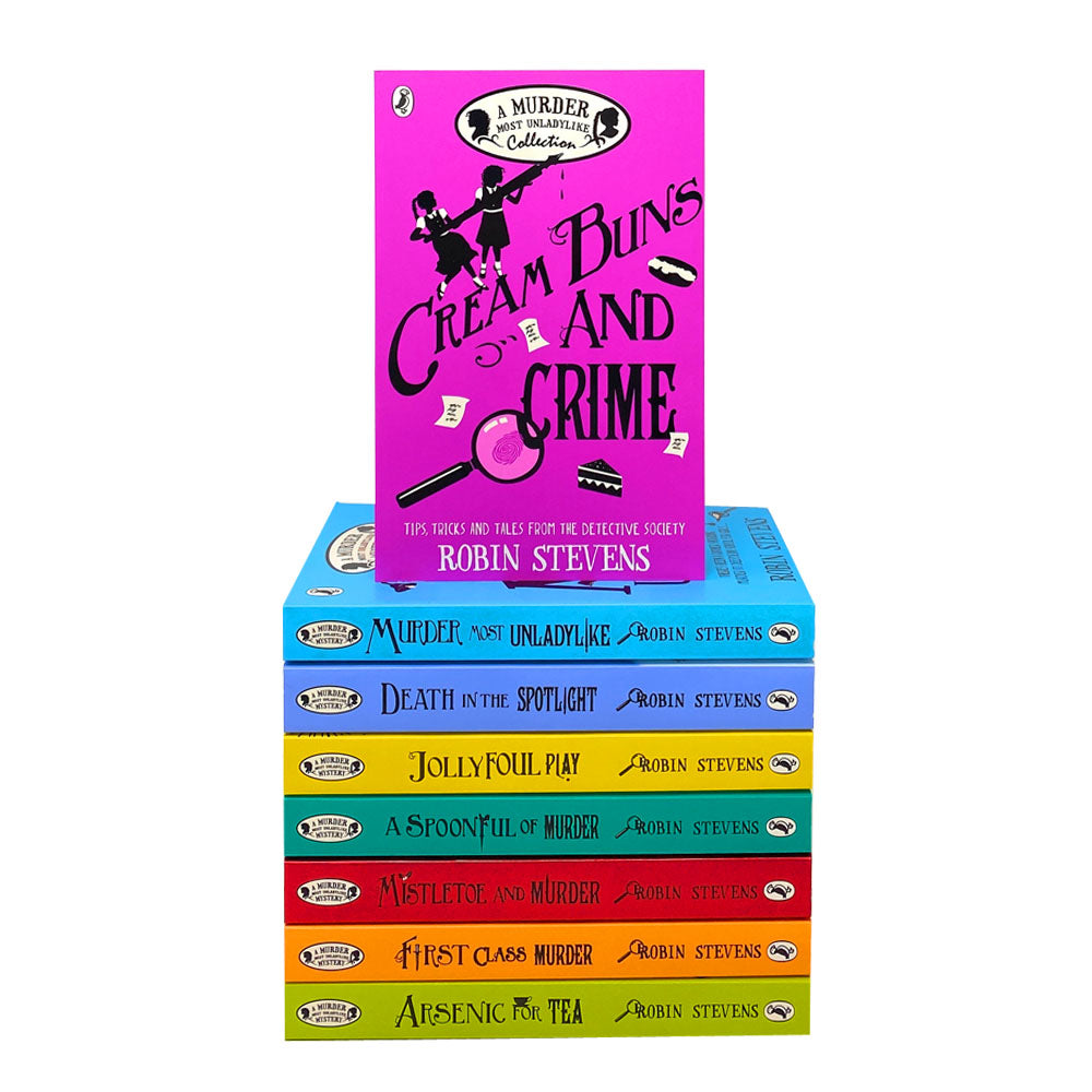Robin Stevens A Murder Most Unladylike 8 Book Set Collection– Mystery, Murder, Detective Adventure, Suspense & Fun Stories for Young Readers