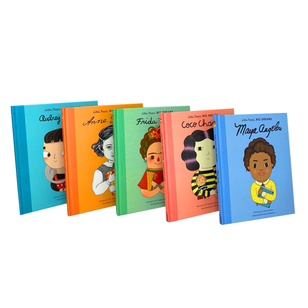 Little People, Big Dreams Inspiring Artists & Writers – 5 Book Collection Box Set | Illustrated Children's Stories for Creativity & Education