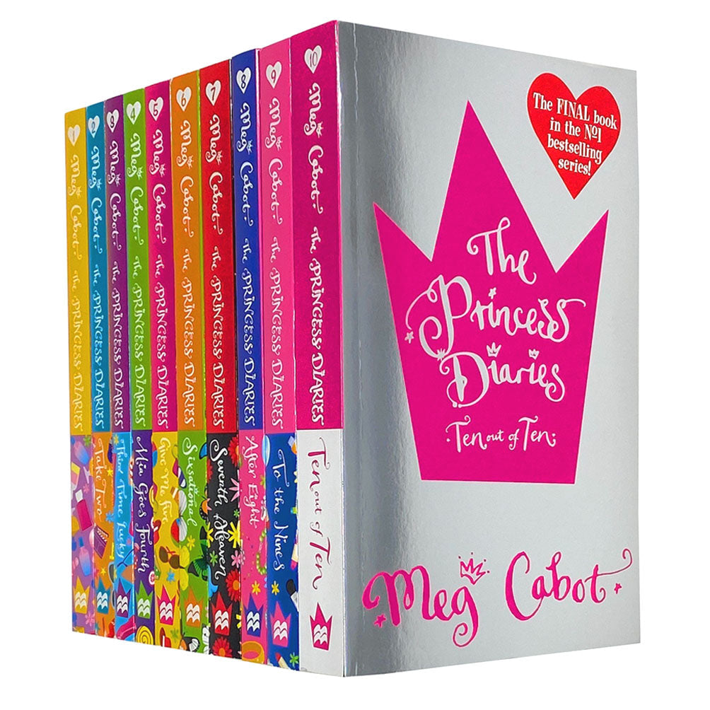 The Princess Diaries 10 Book Collection by Meg Cabot | Teen Fiction Series with Romance, Humor, Friendship & Coming-of-Age Stories for Girls & YA Fans