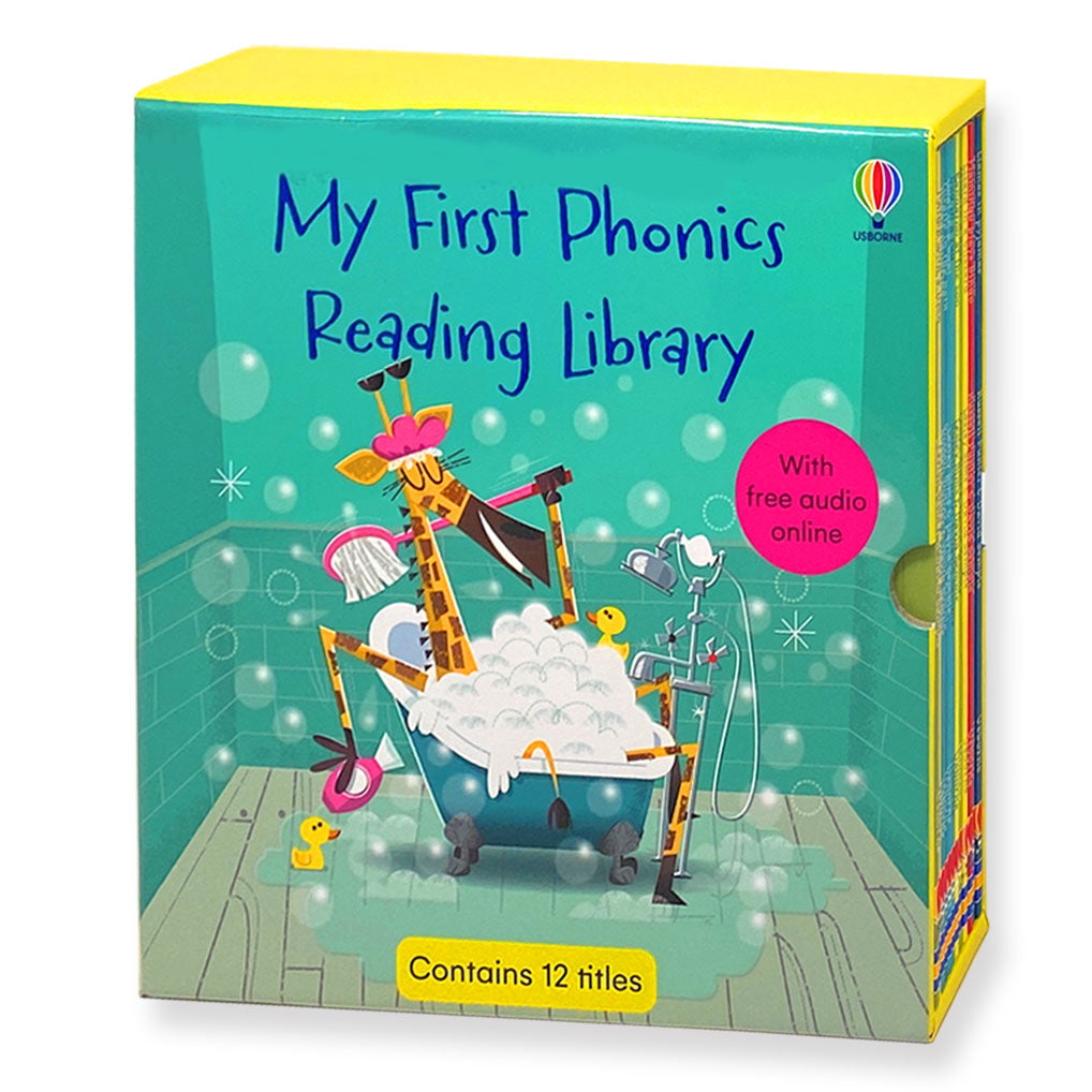Usborne My First Reading Library 12-Book Box Set with Free Audio Online – Educational Storybooks for Young Readers to Build Literacy & Reading Skills!