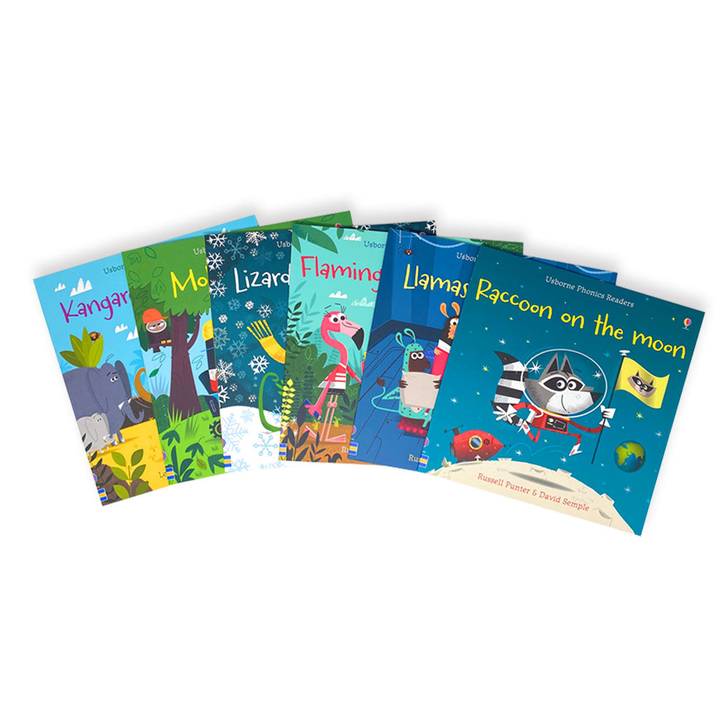 Usborne My First Phonics Reading Library Book Set 20 Books Collection with Free Online Audio Early Learning & Reading for Kids